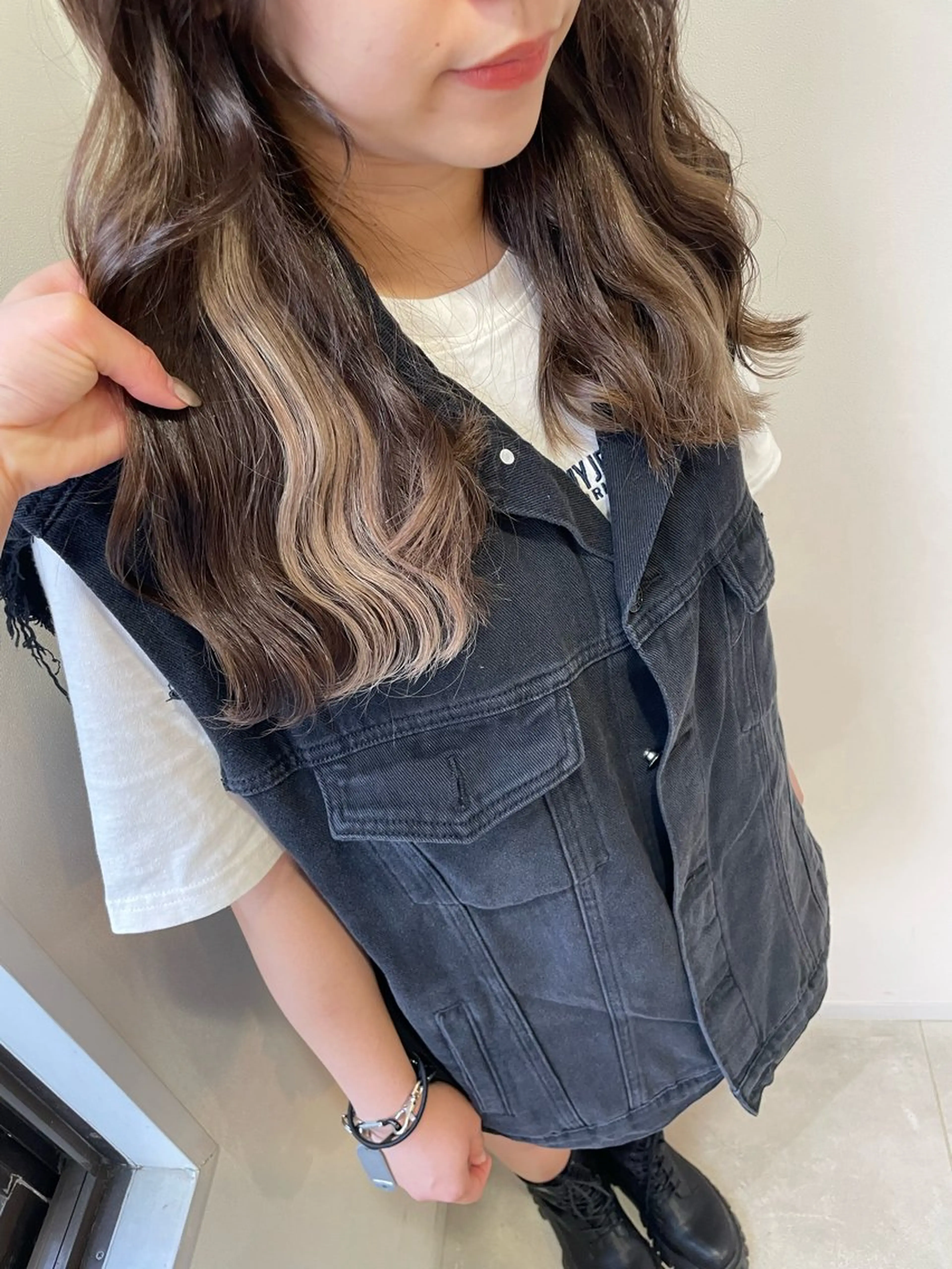 セミロング ヘアカラー トリートメント エクステ ✰︎Rad✩.*˚‪ カノンのヘアスタイル