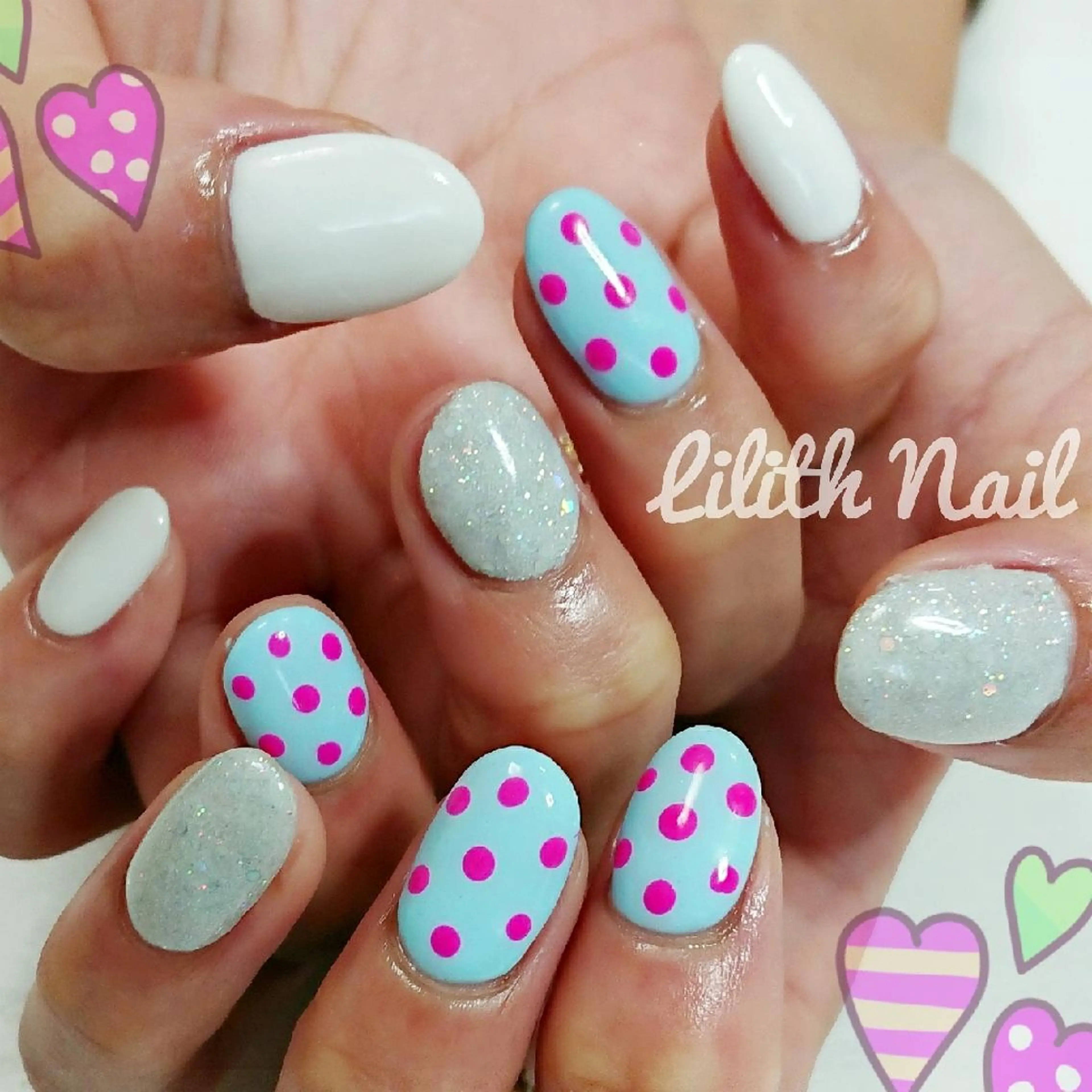 ネイル ドット ハンドネイル Lilith Nailのネイルデザイン