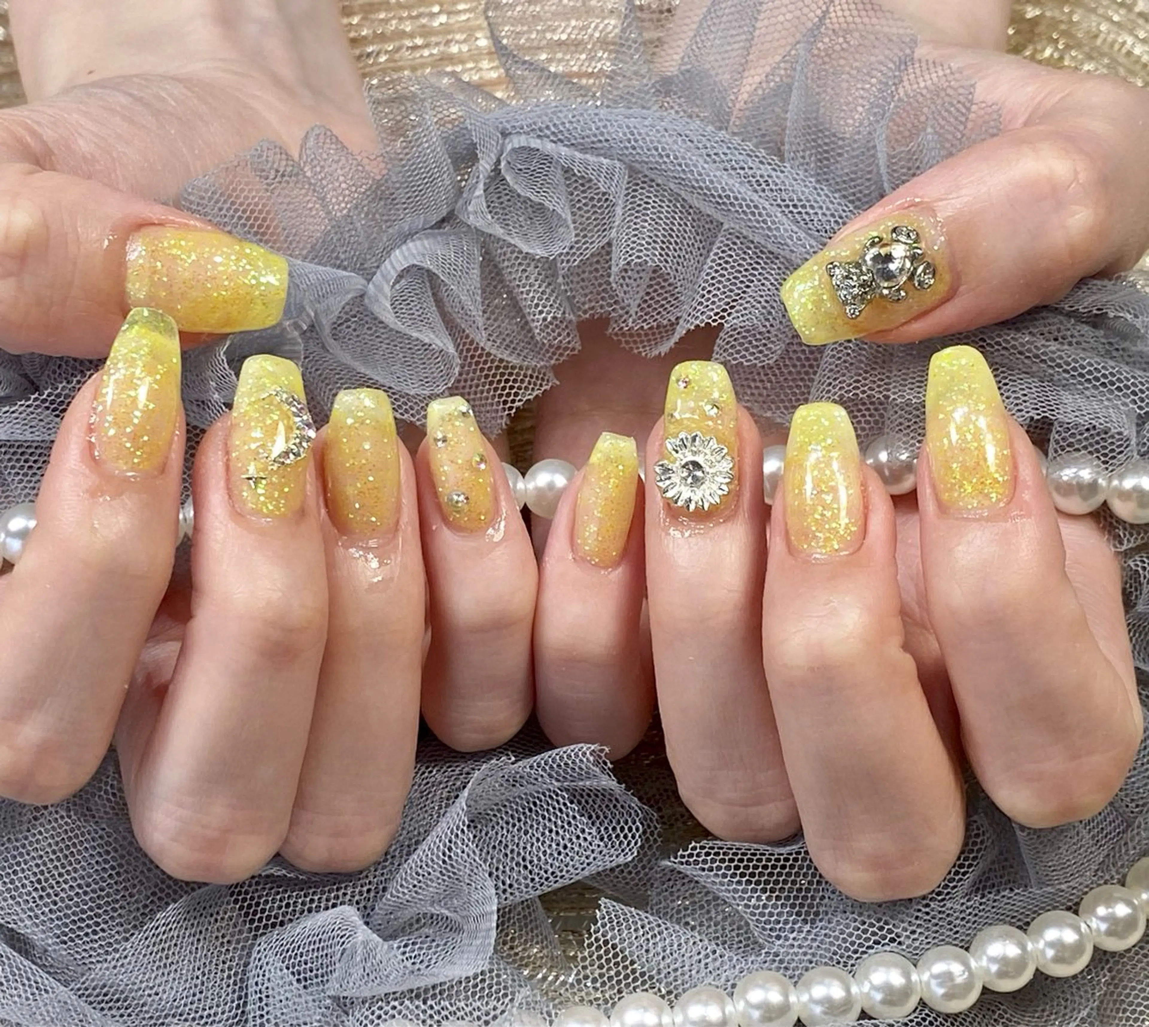 ネイル 持ち込み ハンドネイル Nail Salon Three所属・Three いわなべのネイルデザイン