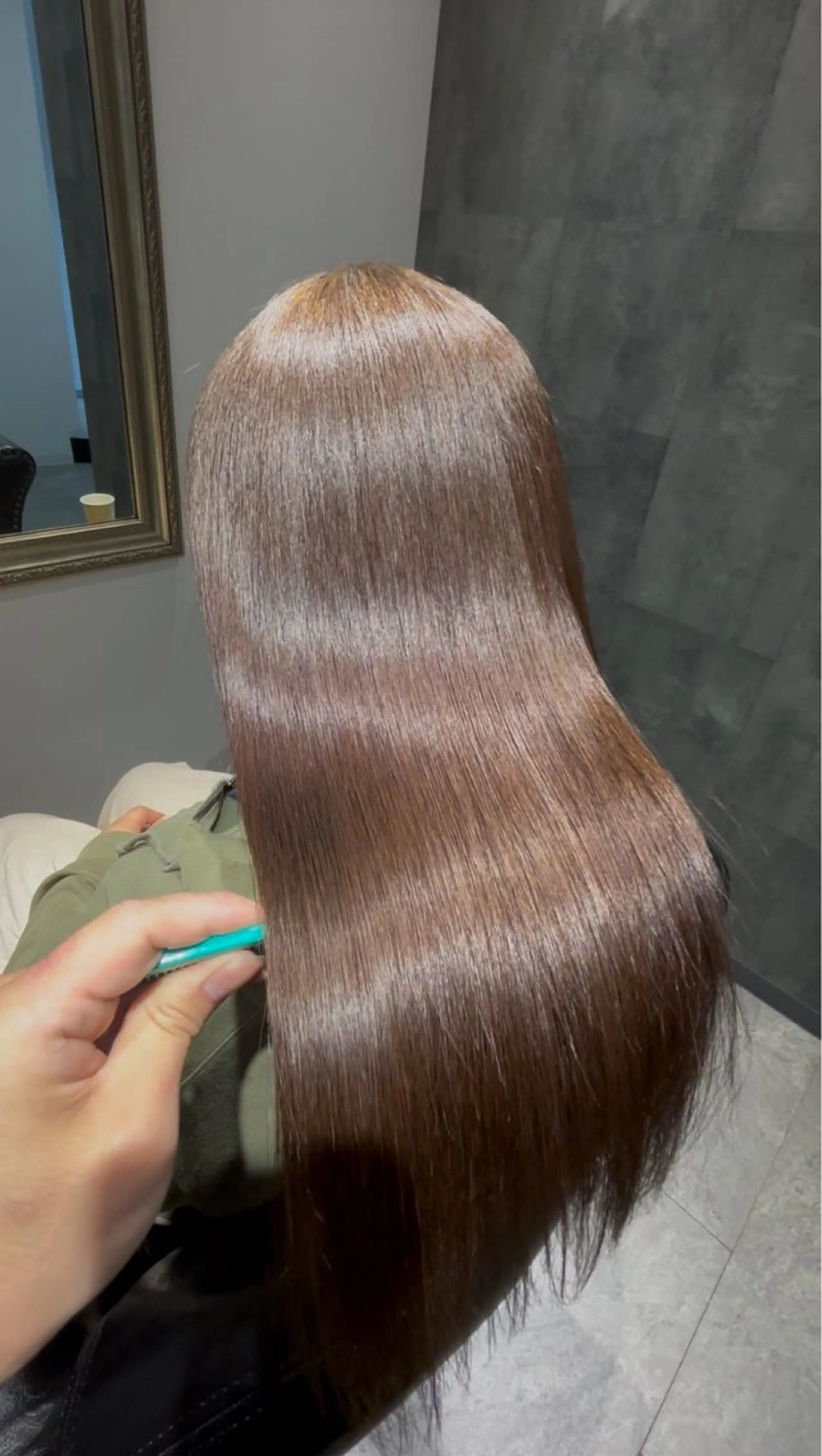 【髪質改善】美髪矯正+ULTOWAトリートメントの写真