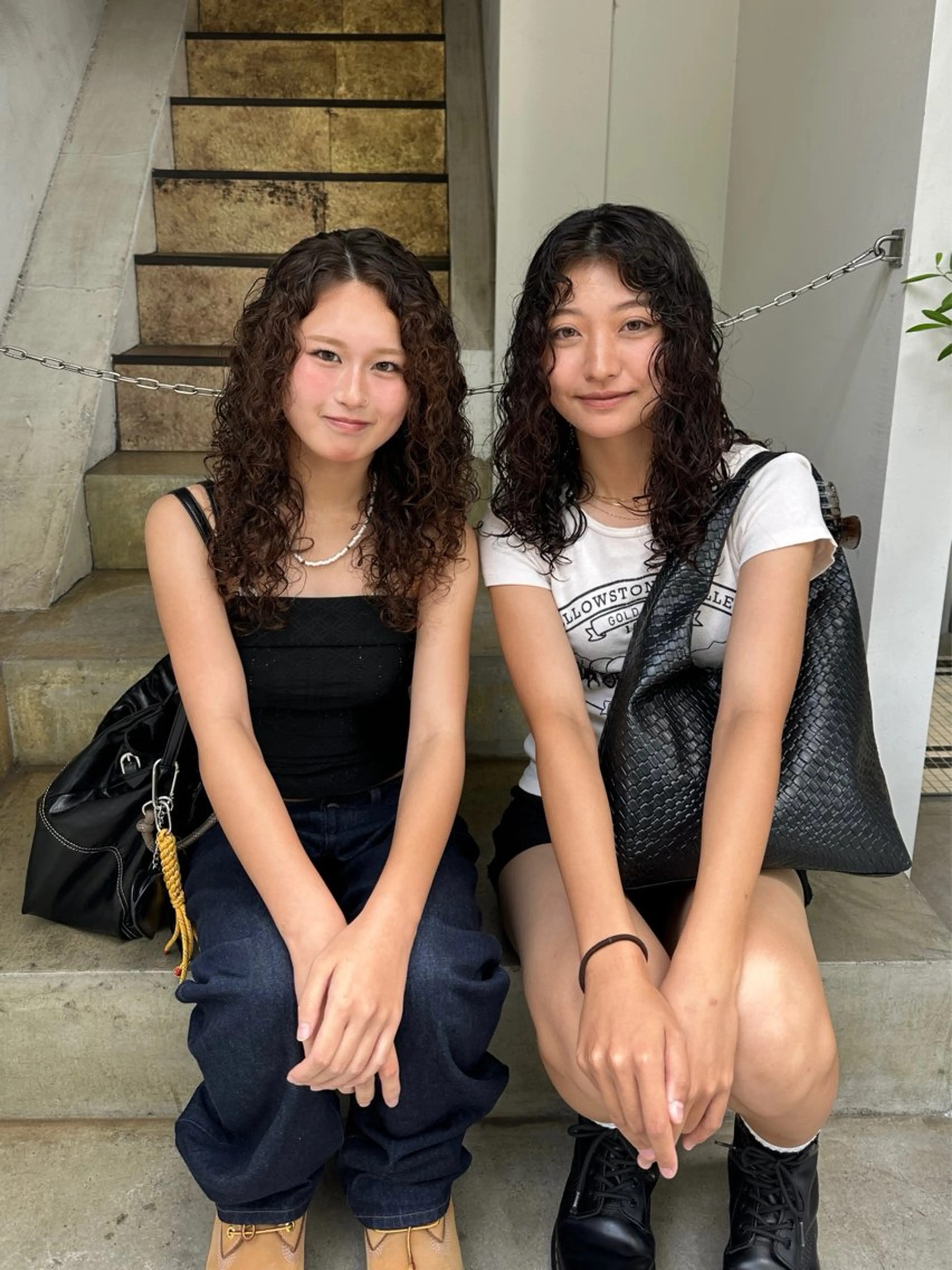 ロング パーマ 松本 雪愛のヘアスタイル