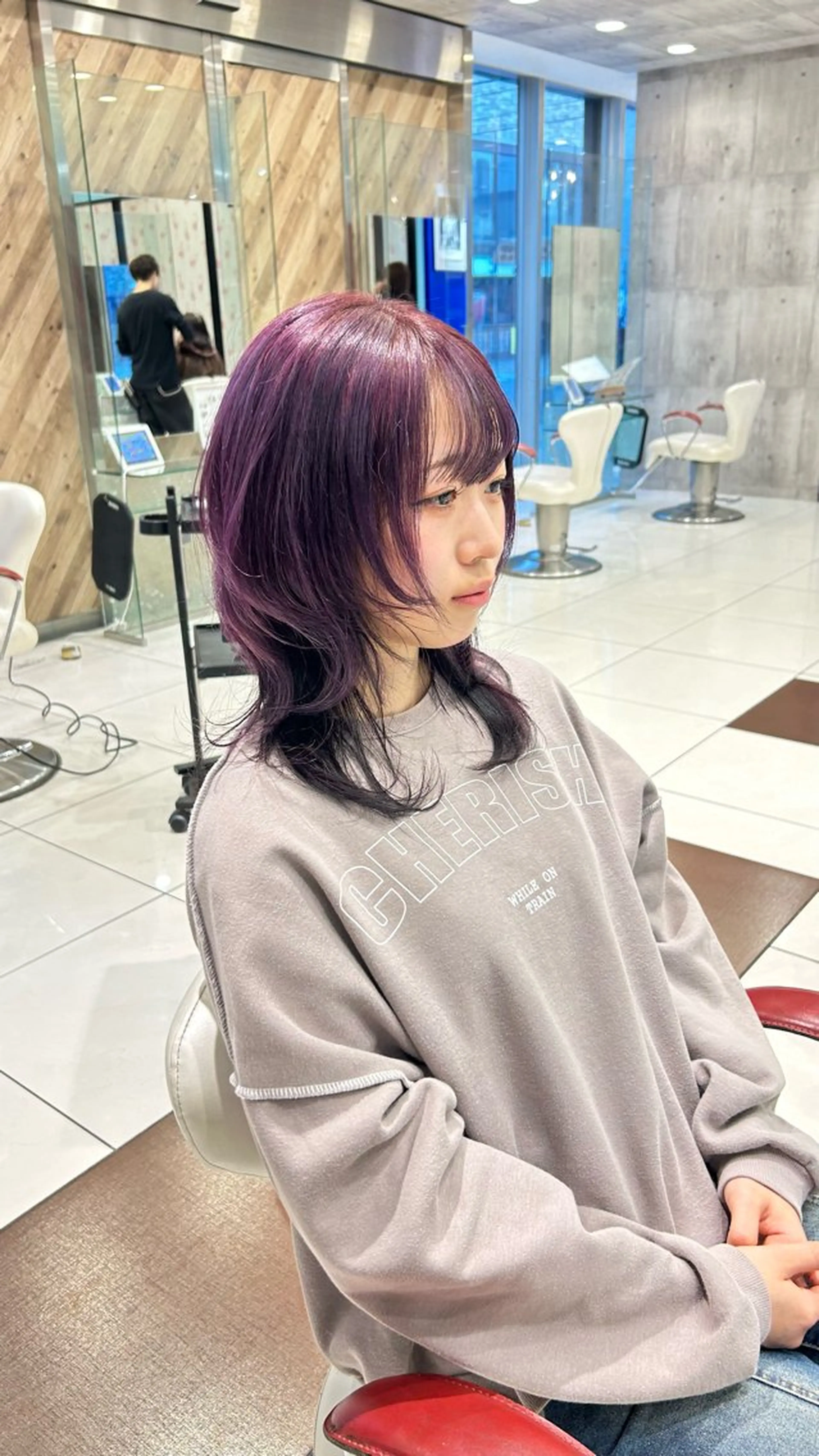 ミディアム ハイトーンカラー✨️ 艶カラー特化Amiのヘアスタイル