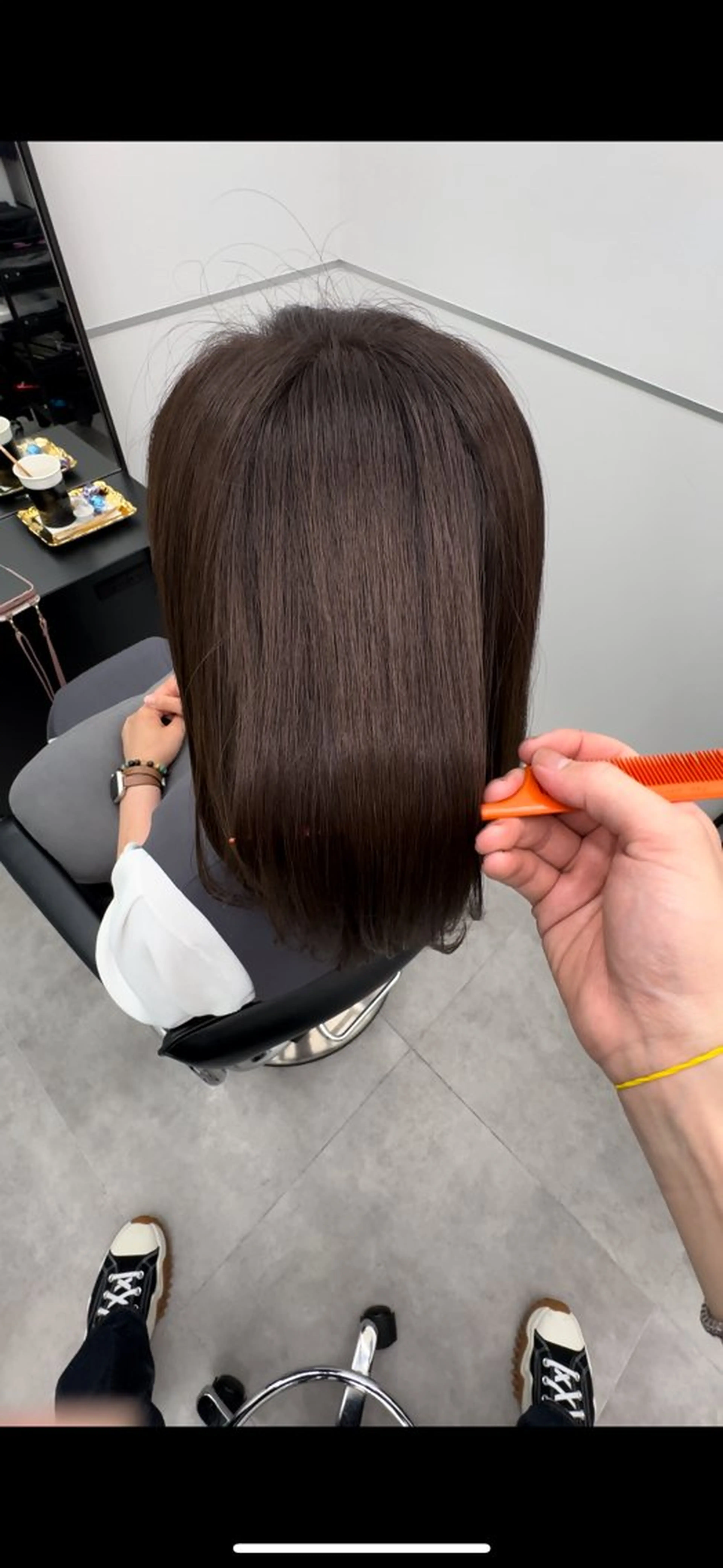 ミディアム 髪質改善 /ツヤ髪/植竹偉吹のヘアスタイル