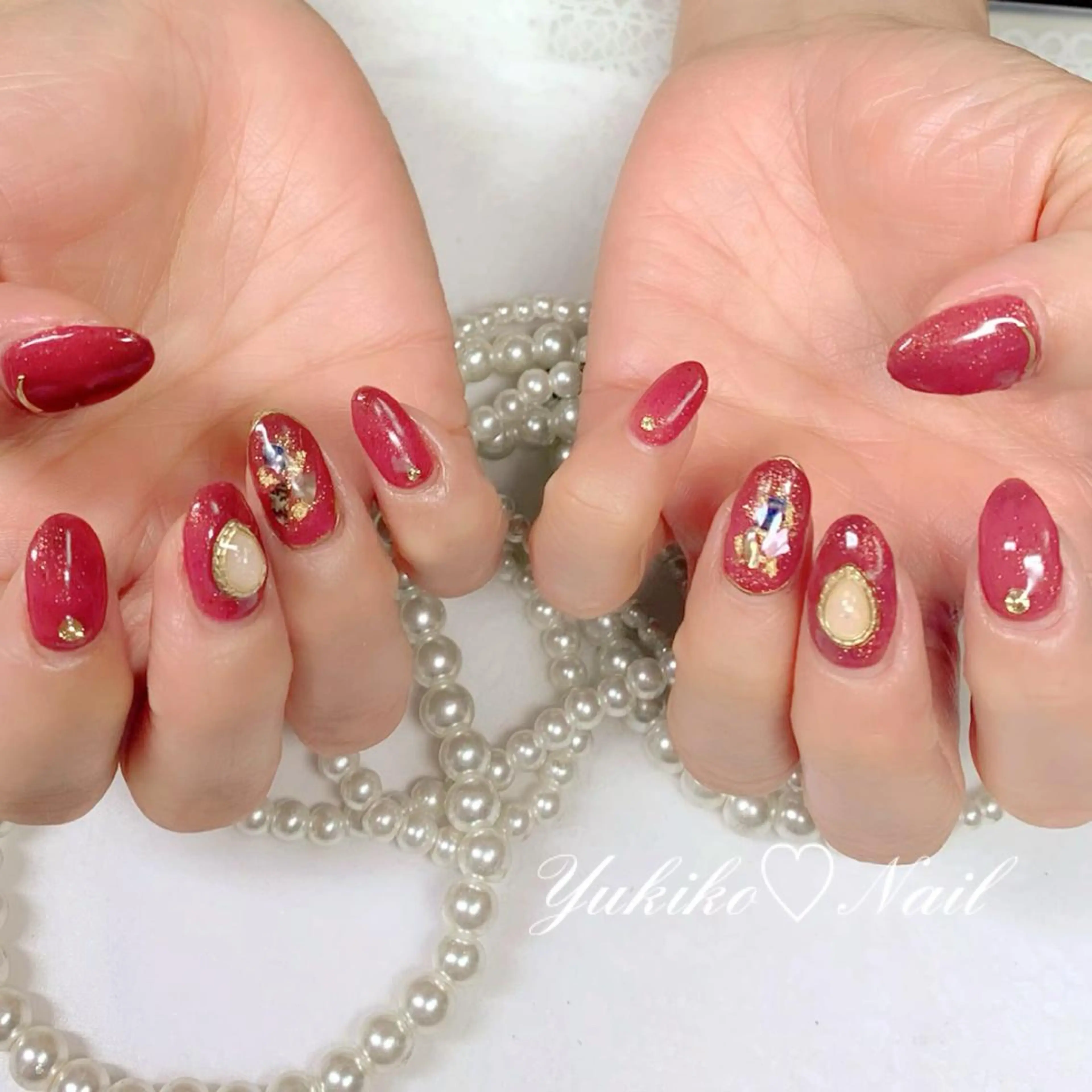 ネイル 持ち込み ハンドネイル ユキコ ネイルのネイルデザイン