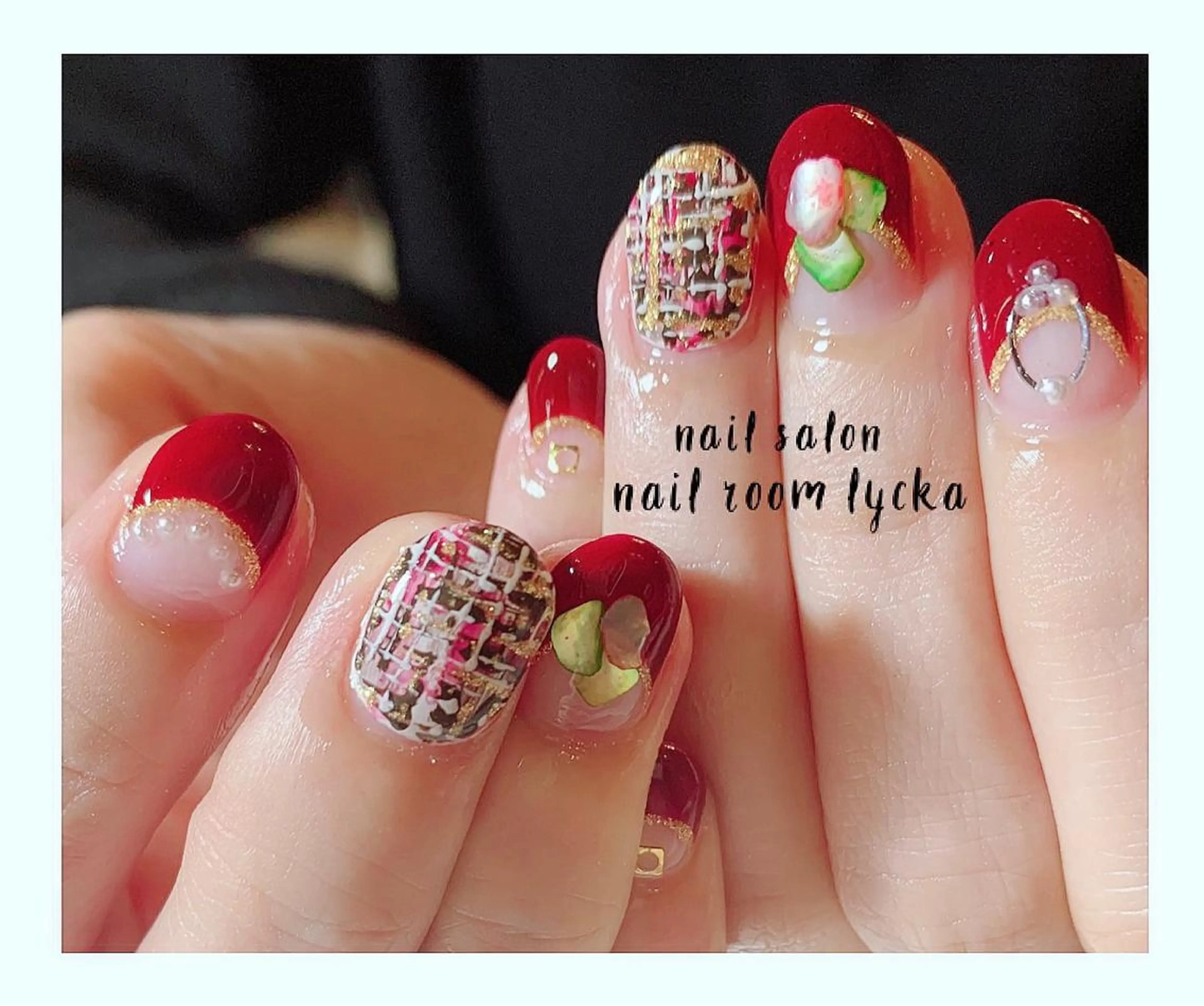 ネイル ﾈｲﾙﾙｰﾑﾘｯｶ 𝐦𝐚𝐲𝐮のネイルデザイン