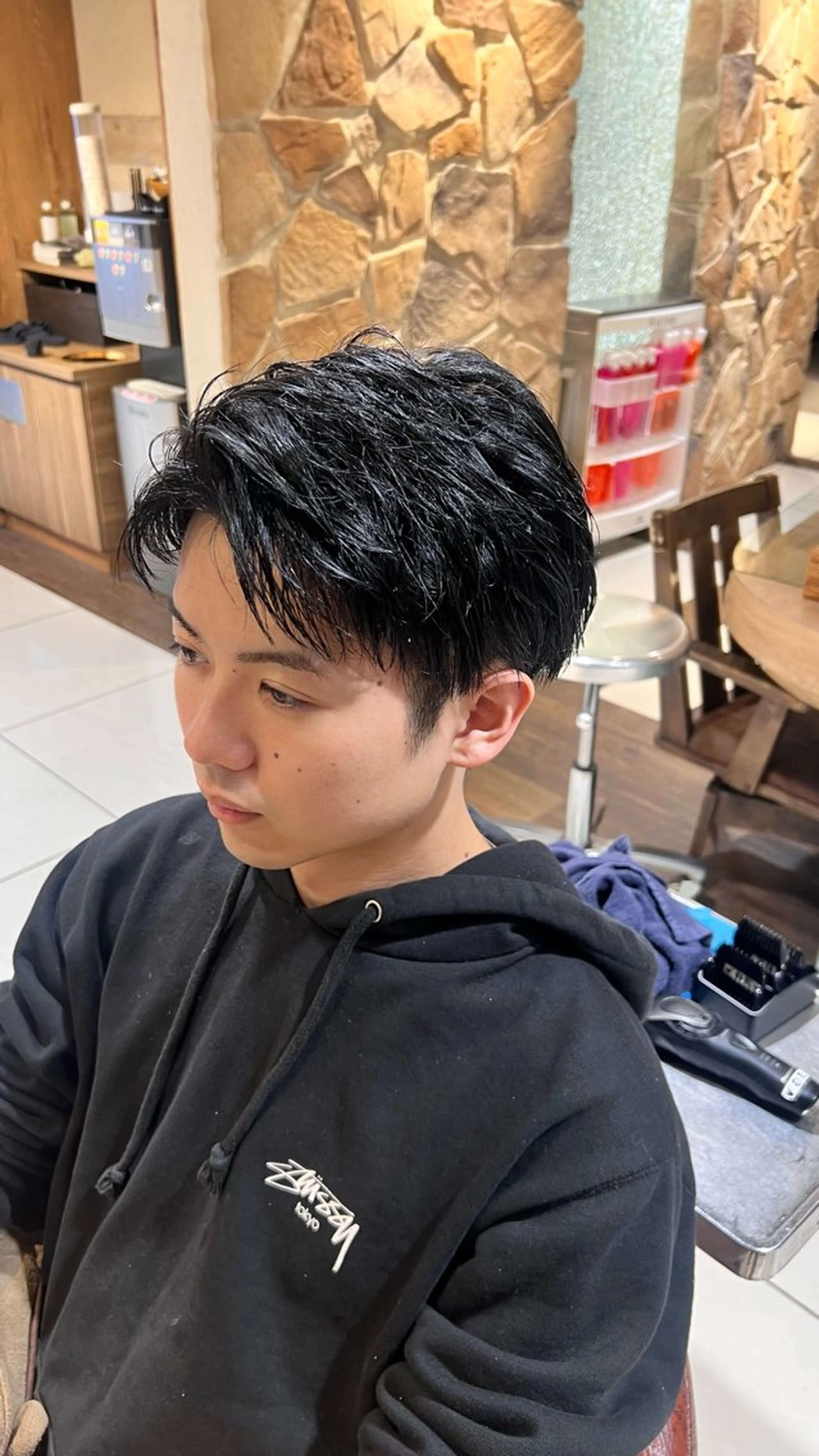 ショート メンズ カット 新宿/メンズパーマ/ メンズ特化/和田瑞生のヘアスタイル