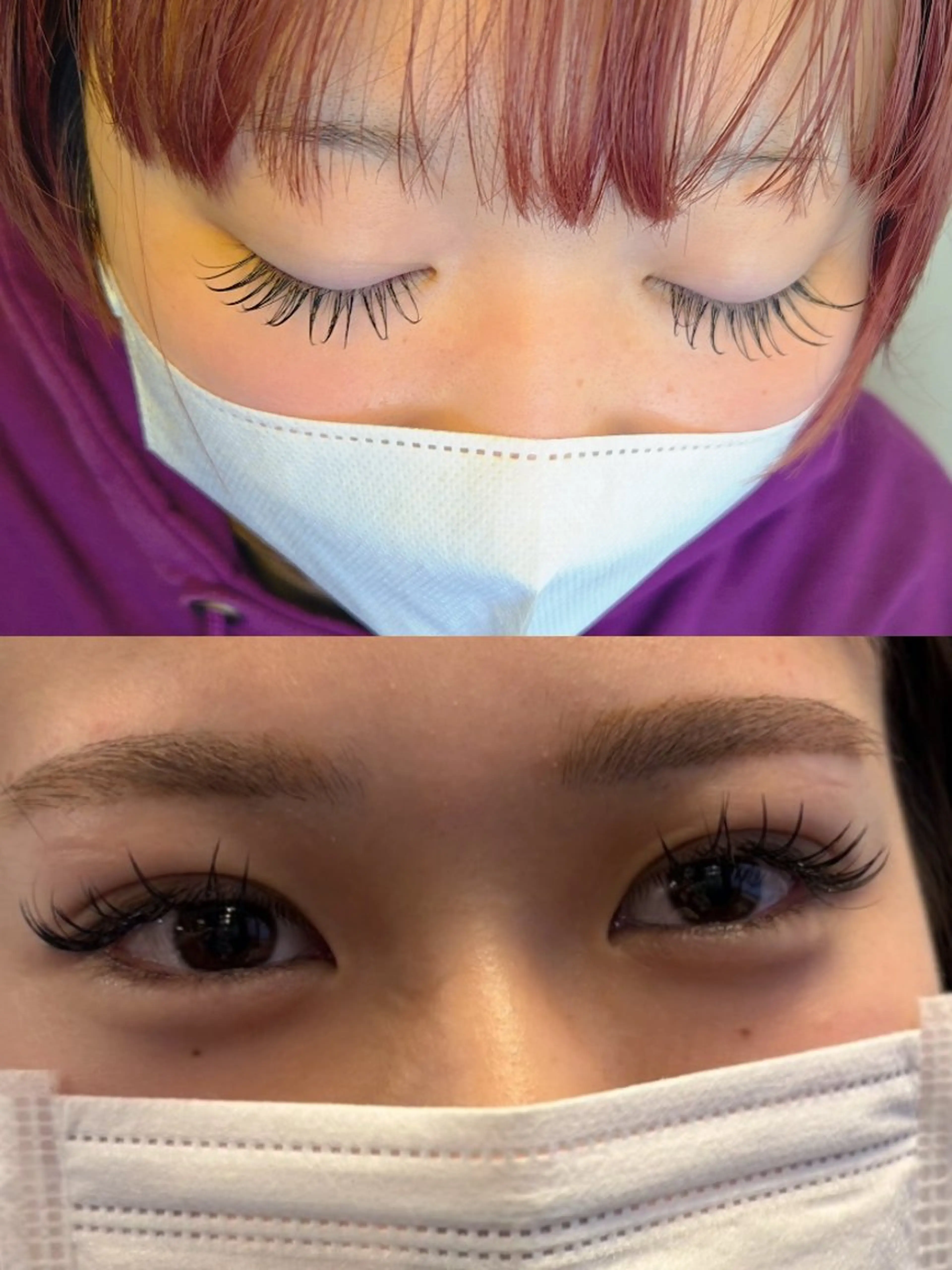 まつ毛エクステ100本の写真