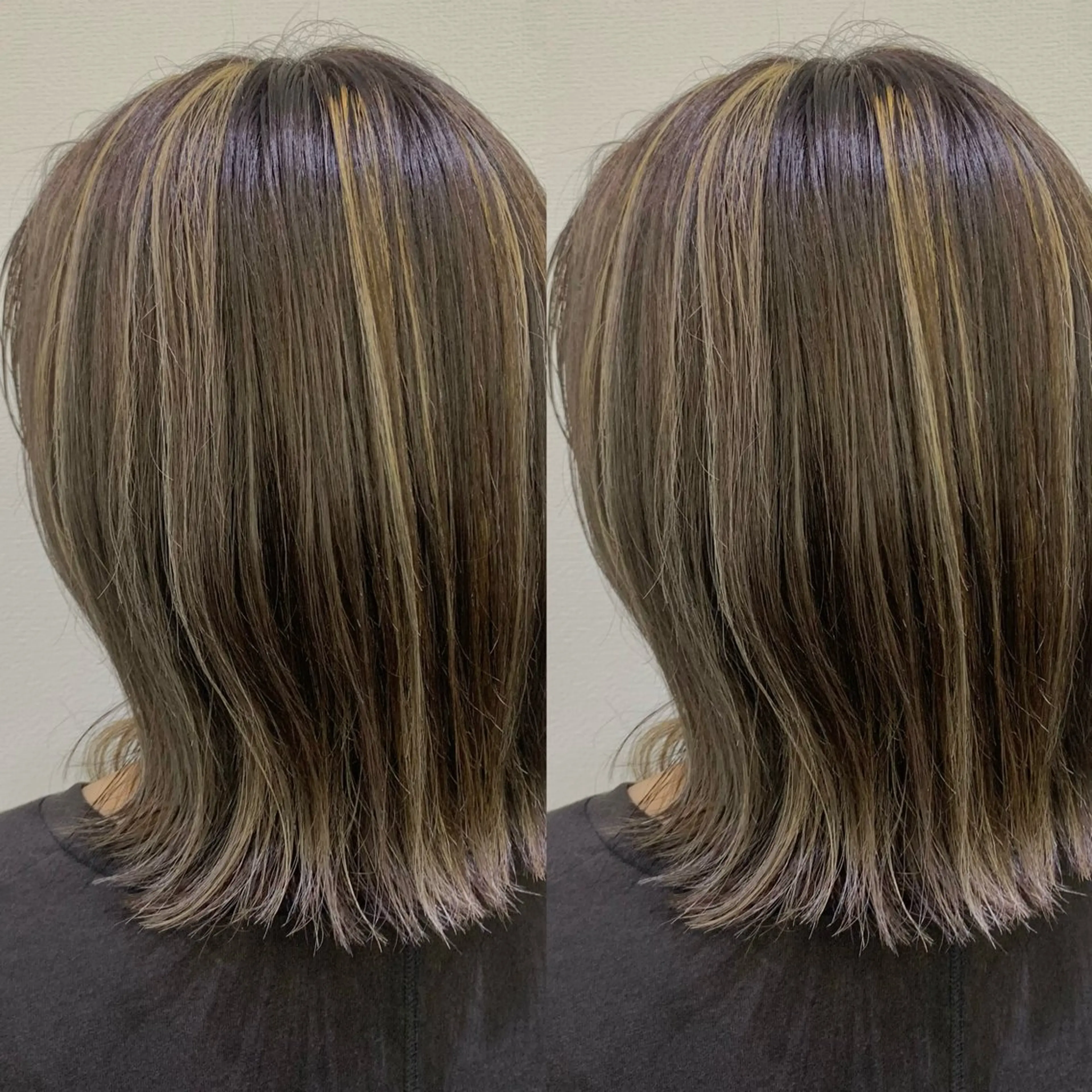 ミディアム ブリーチ無しカラー✨ 美鈴のヘアスタイル