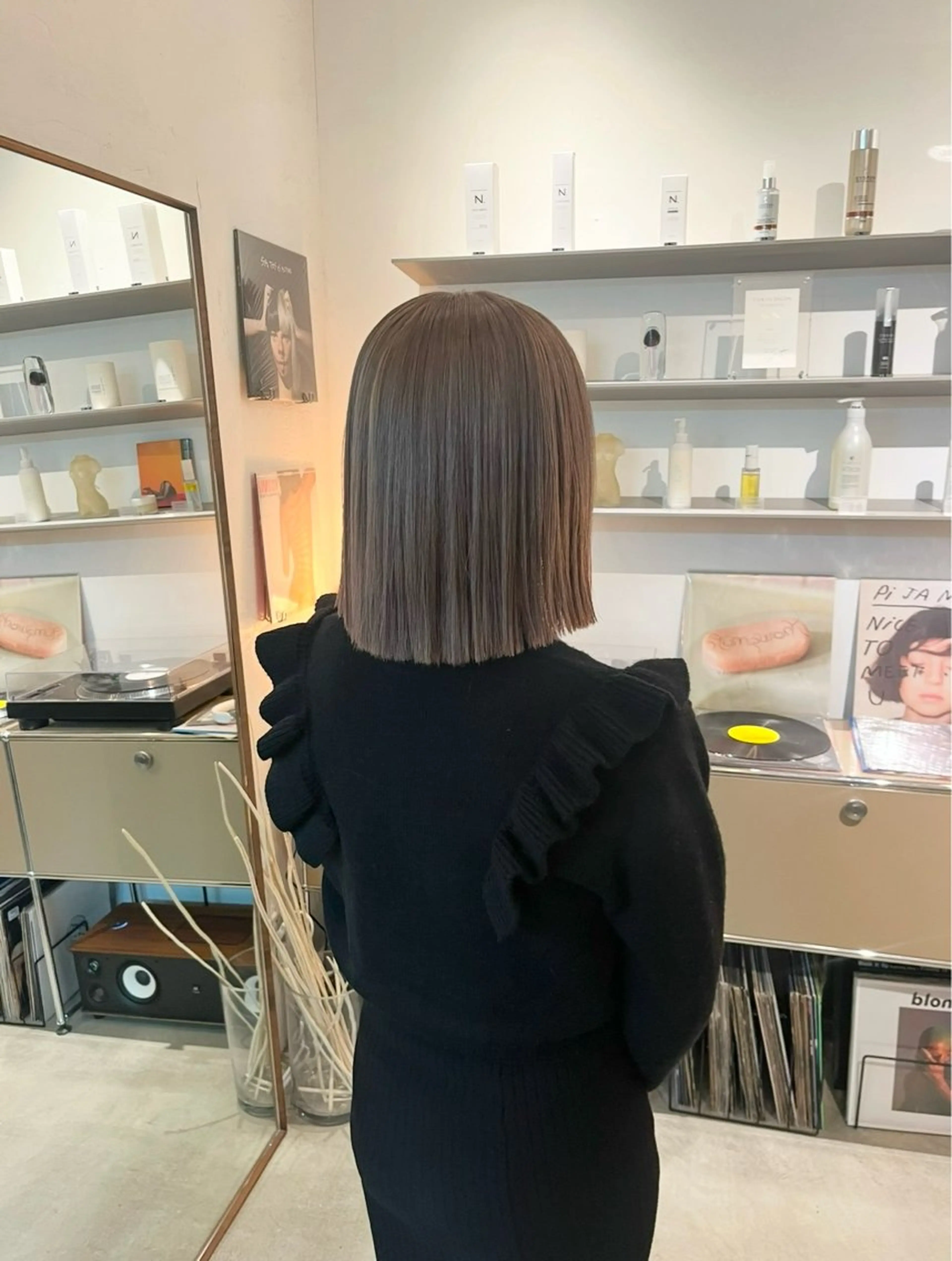 カラー グレージュ ヘアカラー みゆう 🎀のヘアスタイル