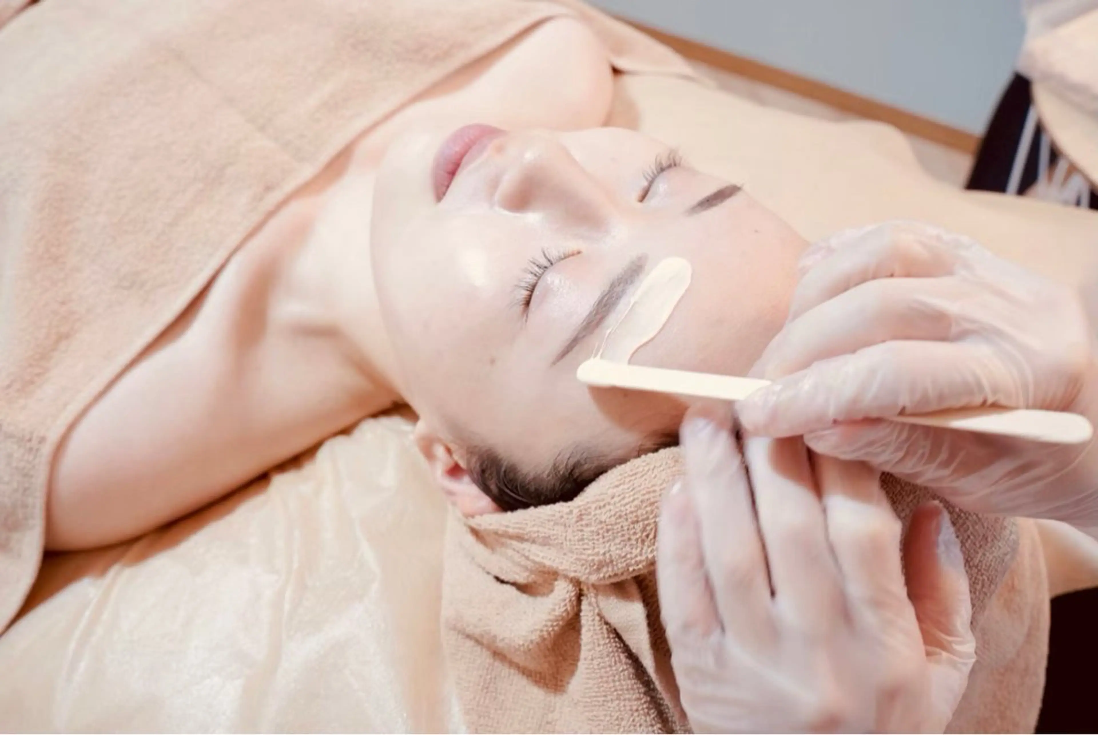 艶玉フェイシャルワックス脱毛全顔＋パック付7,700円の写真