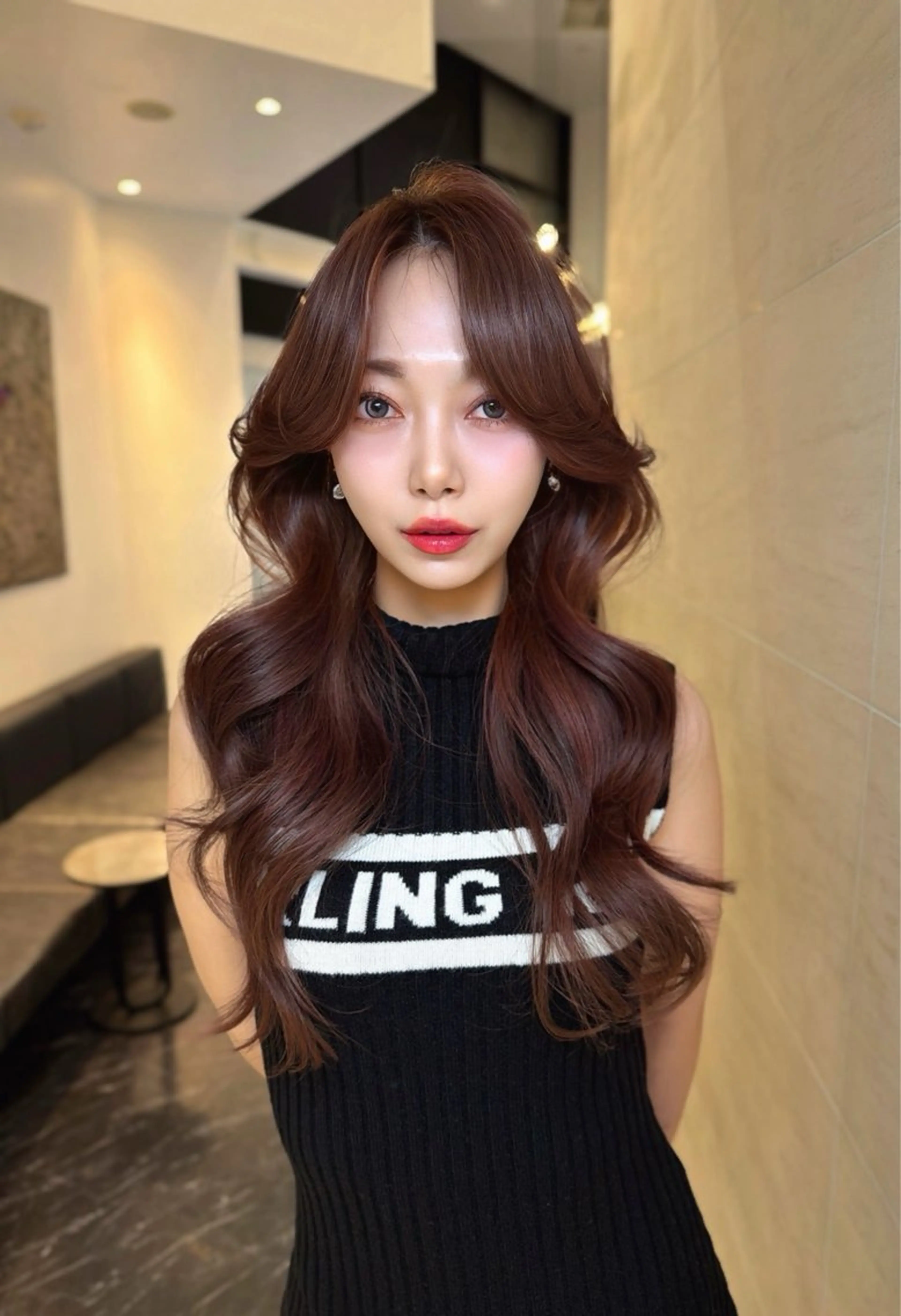 ロング カラー 中韓🇨🇳🇰🇷 🤍TAKAHIROのヘアスタイル