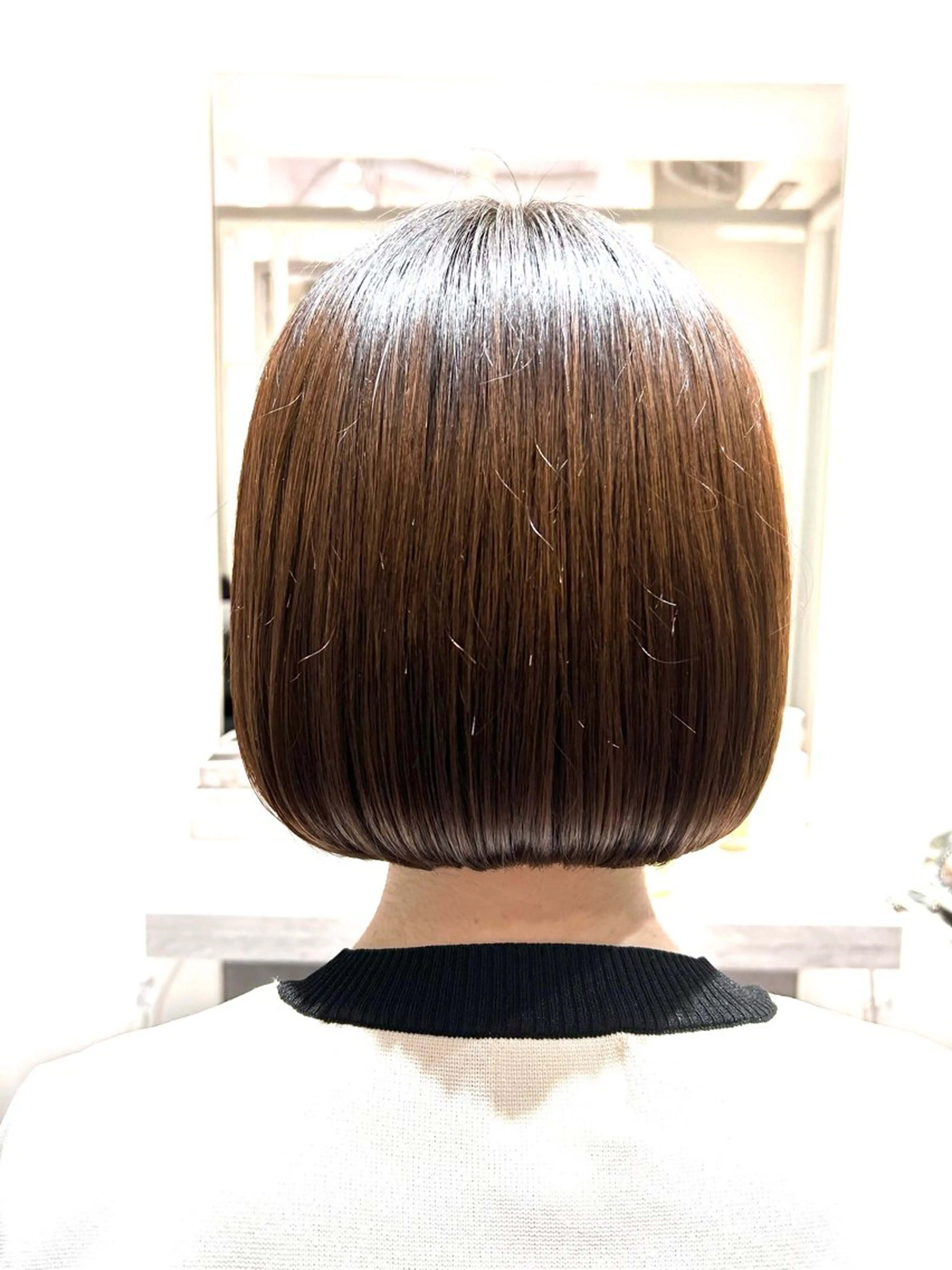 カット 似合わせボブ🫧 丸みショート藤本のヘアスタイル