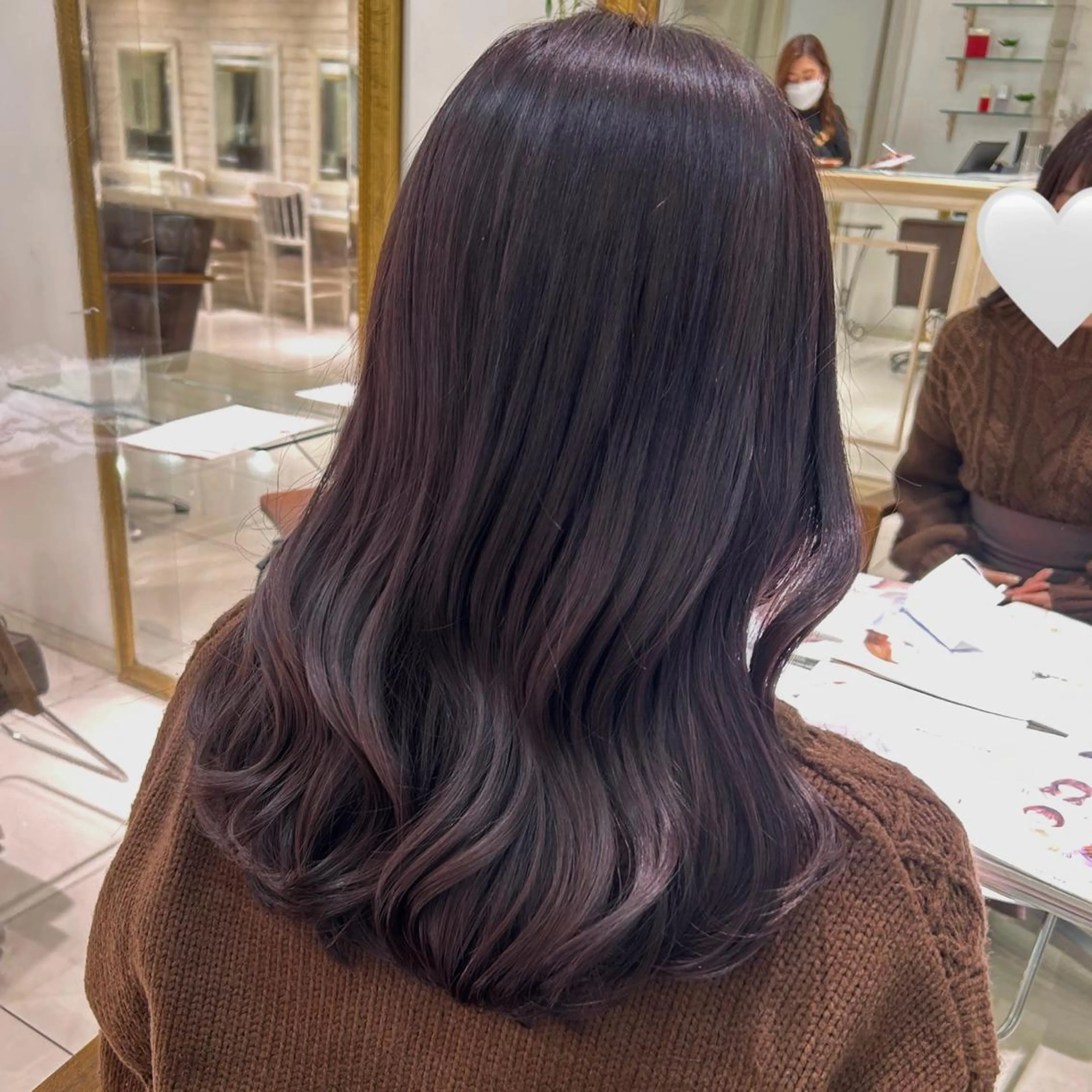 ロング カラー 透明感カラー 古山 結季🌙🖤のヘアスタイル