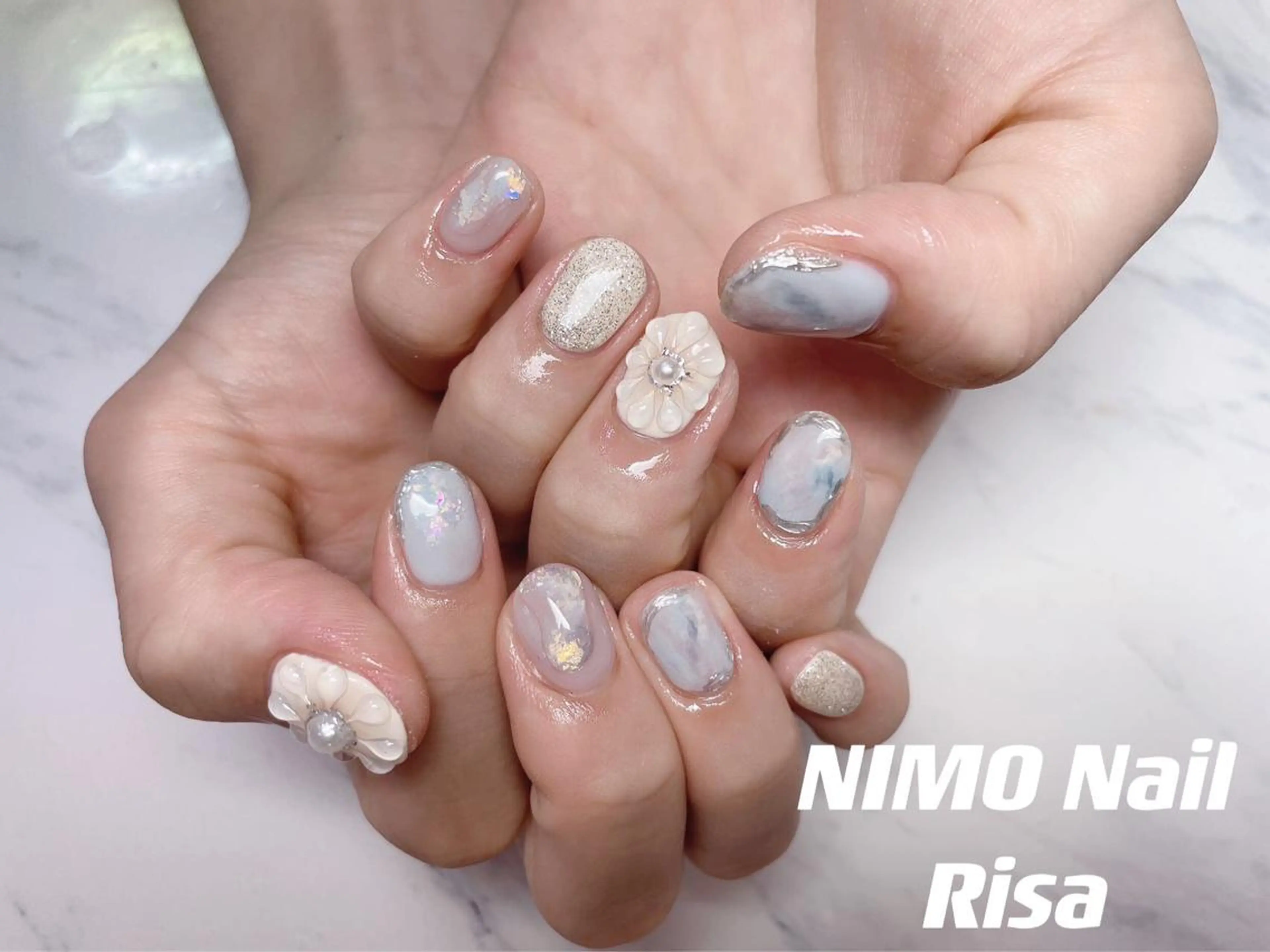 ネイル ハンドネイル RI SA☀️ リサのネイルデザイン