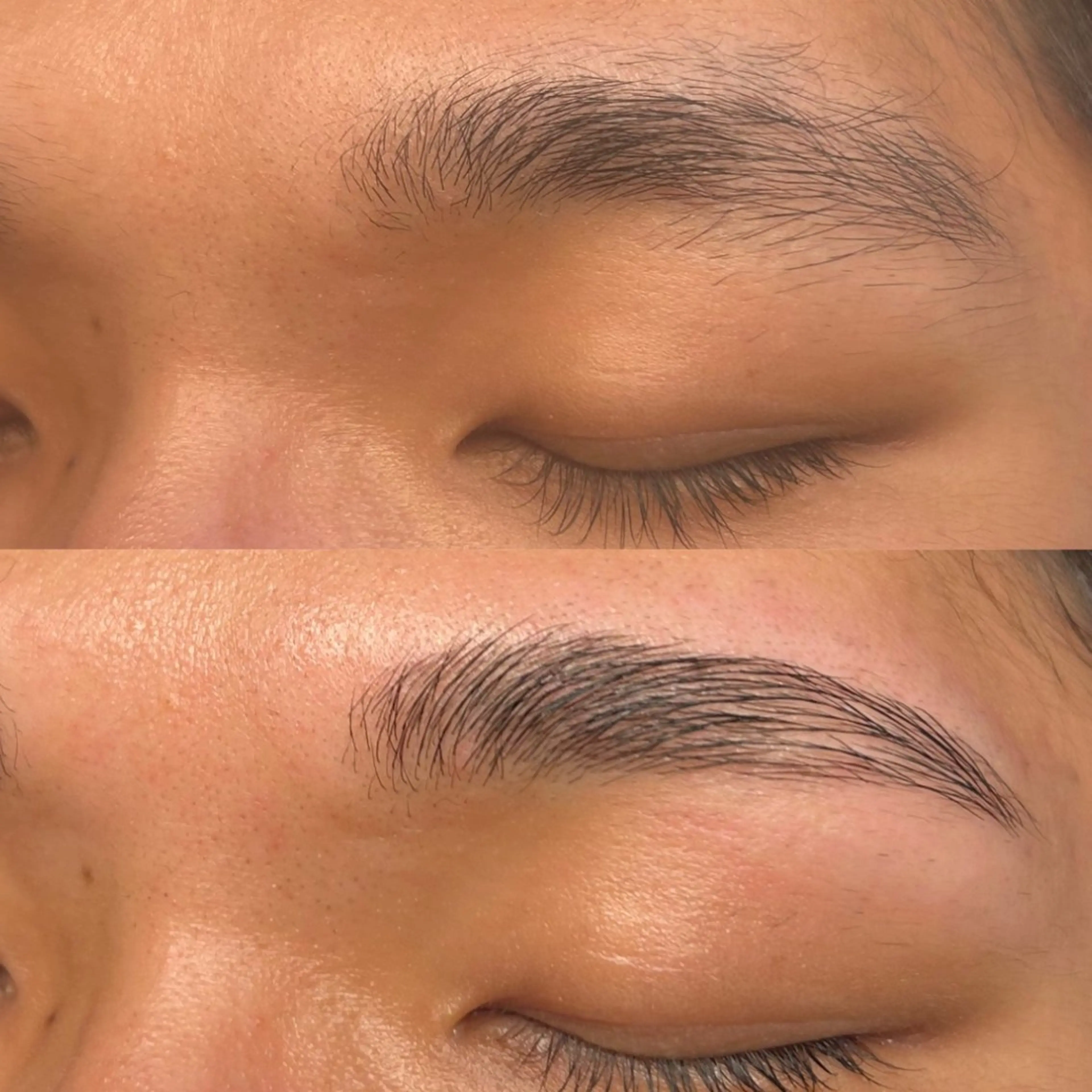 メンズ アイブロウ メンズパーマ ハリウッドブロウリフト メンズアイブロウ 眉毛ワックス脱毛 HBL眉毛&フェイス WAX専門ハルヒラリの眉毛・アイブロウイメージ