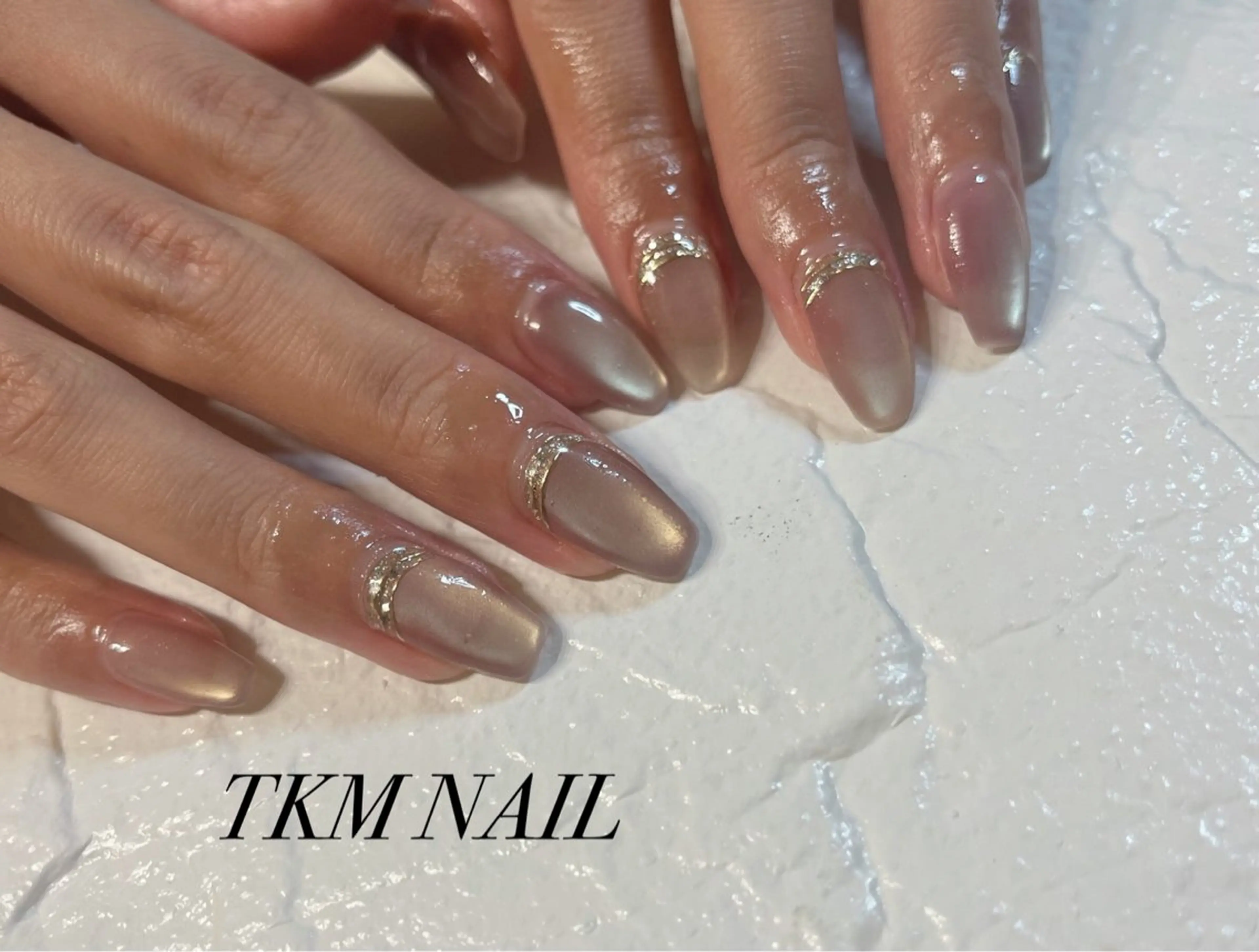 ネイル マグネットネイル シンプルネイル ______ TKM  NAILのネイルデザイン