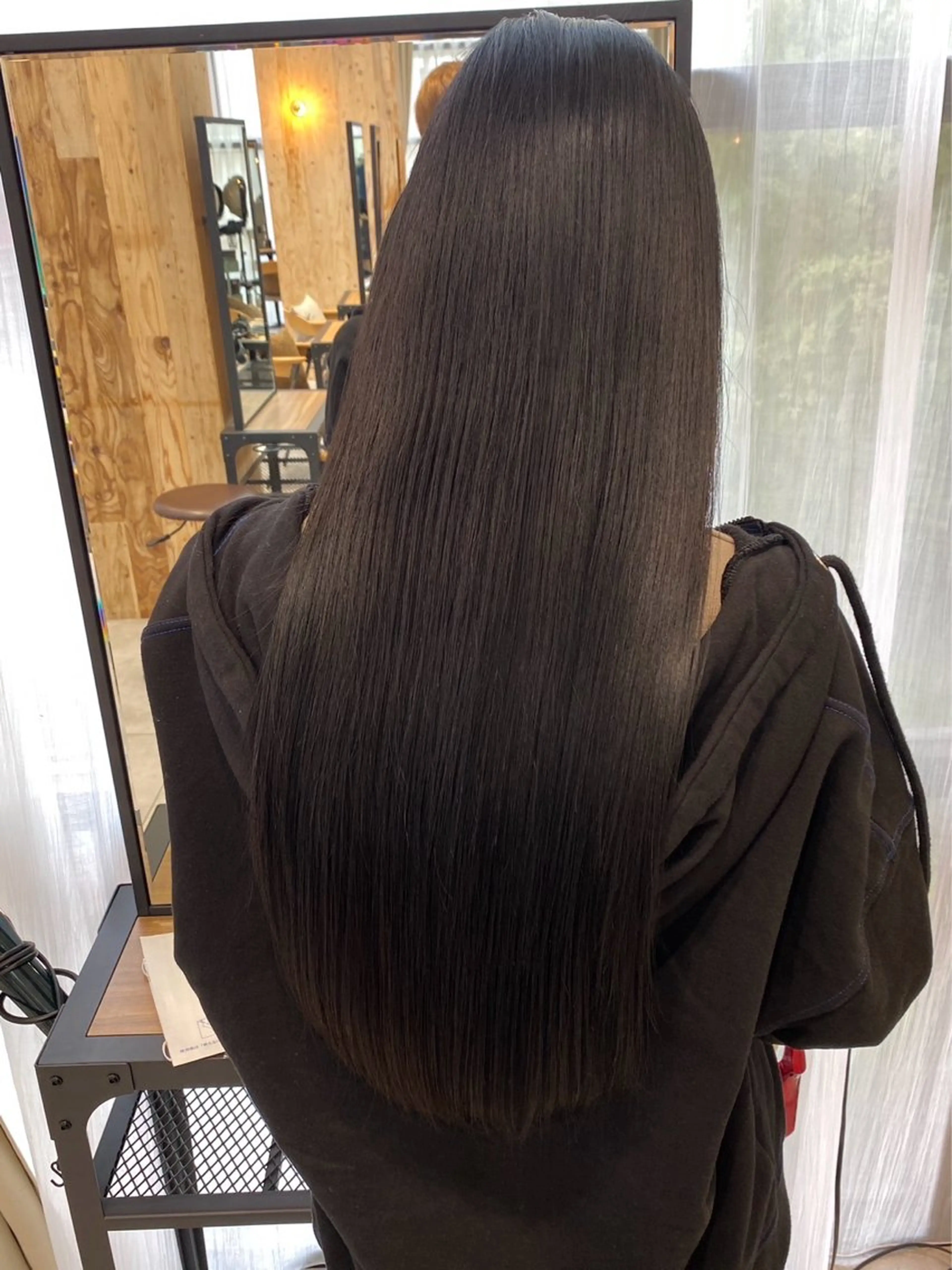 ミディアム 縮毛矯正 トリートメント ヘッドスパ 似合わせカット特化⌇ カラー⌇妃菜🎀のヘアスタイル