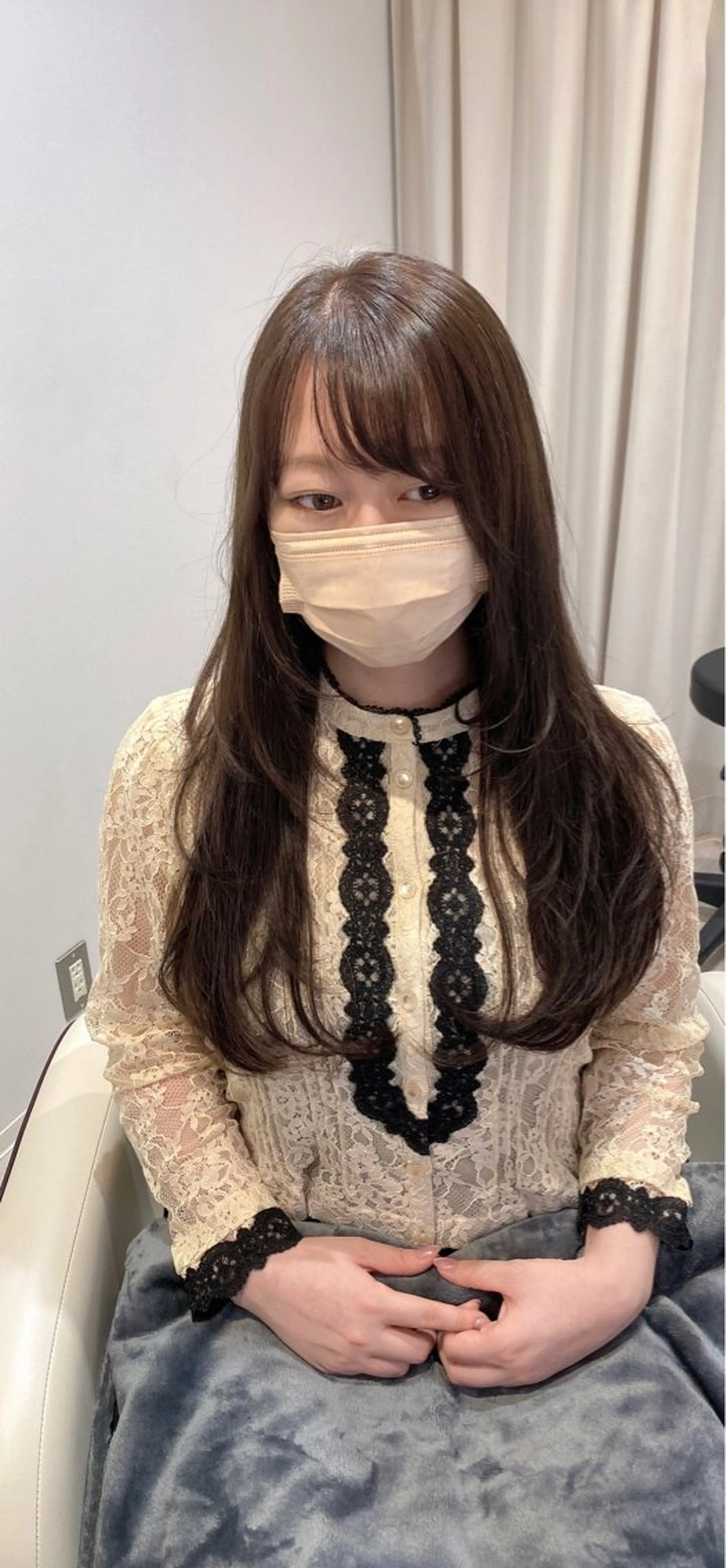 ロング カット ヘアカラー トリートメント 似合わせ艶髪カラー ❤️ハダユミのヘアスタイル