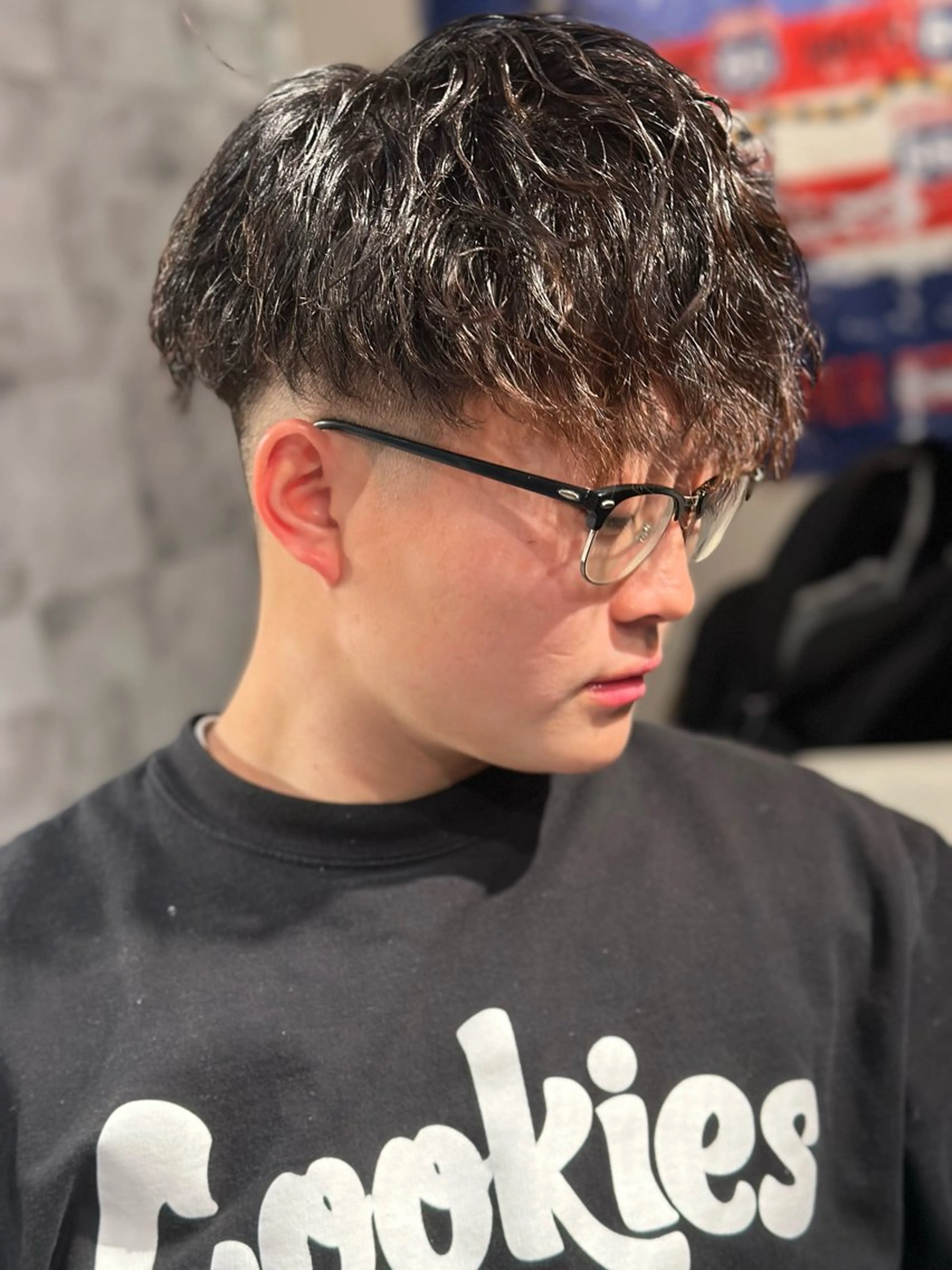 シンプルカット「マッシュ，センター分けなど」の写真