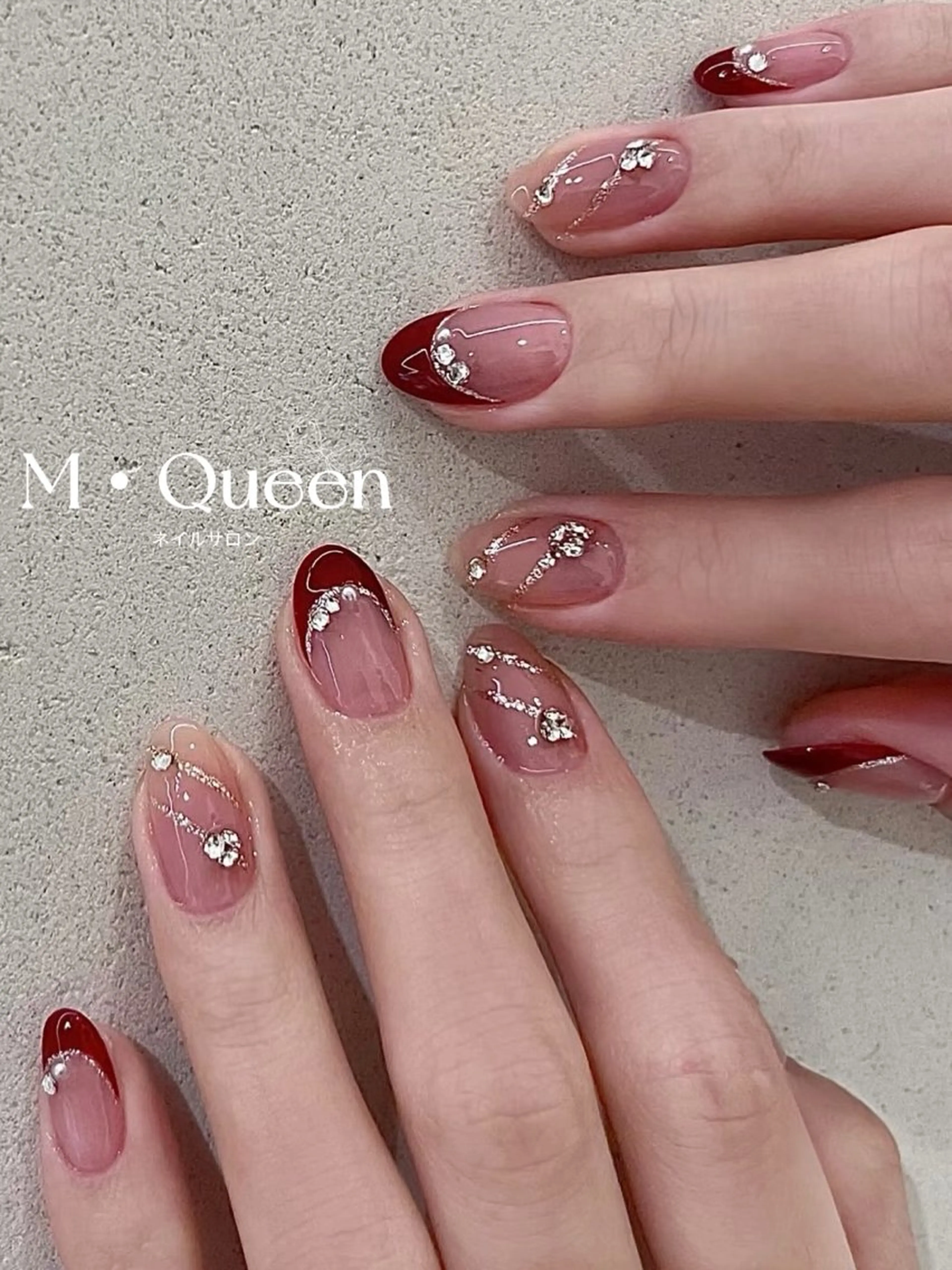 ネイル ハンドネイル MQueen ネイルサロンマルのネイルデザイン