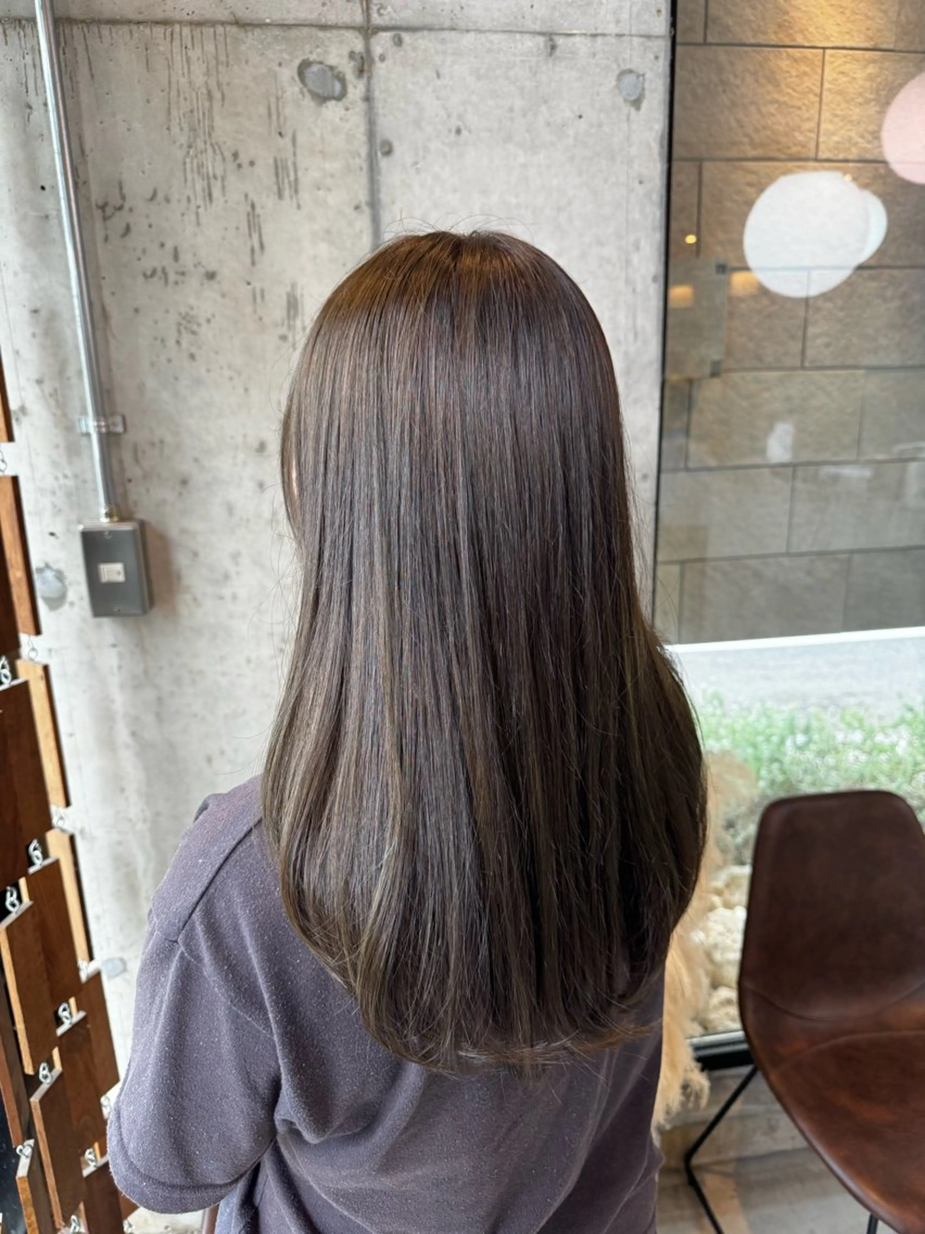 ロング カット ヘアカラー トリートメント 山本 望華のヘアスタイル