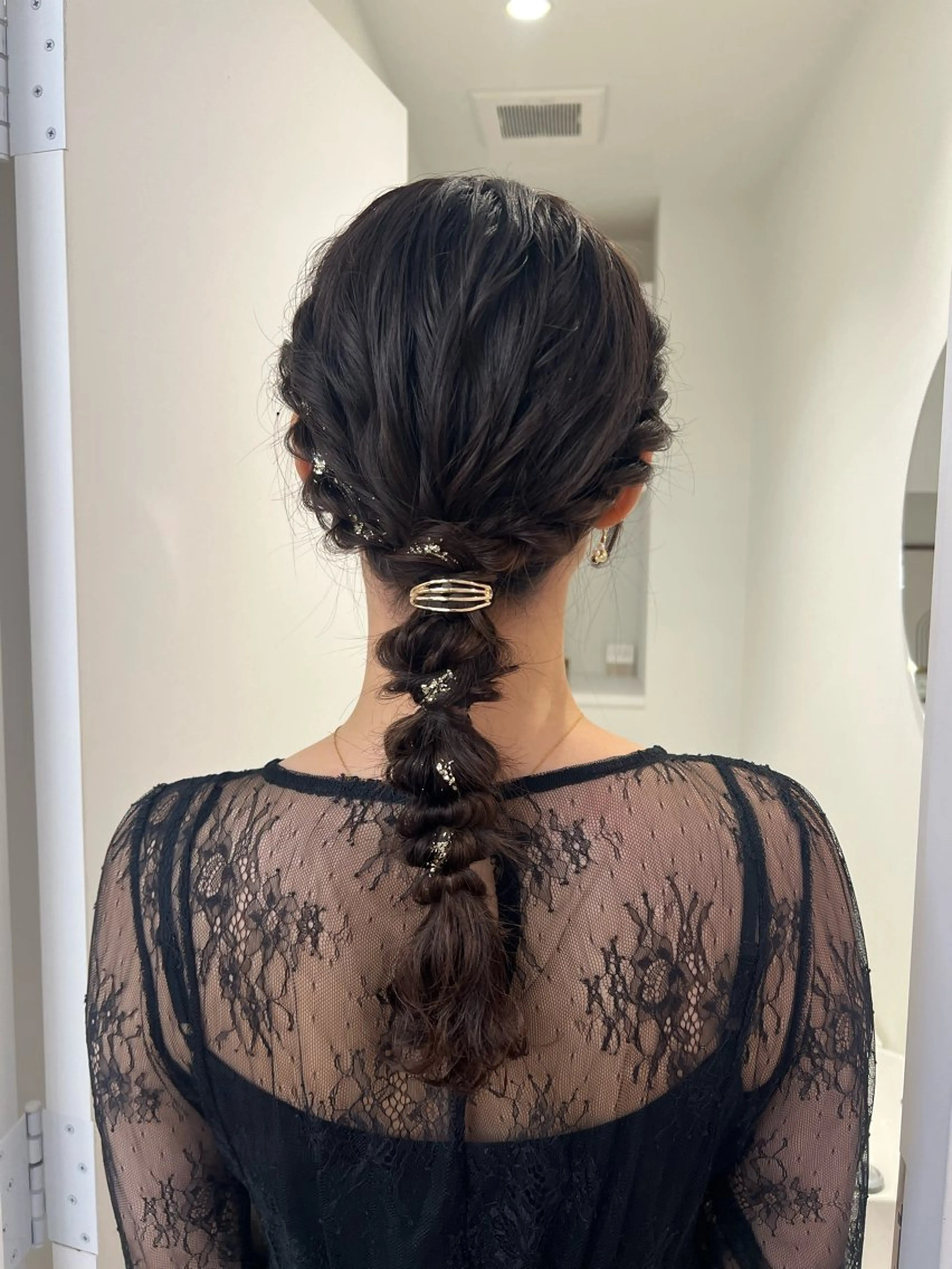 ヘアアレンジ ヘアセット アレンジ/ブラウン カラー HARU🕯のヘアスタイル