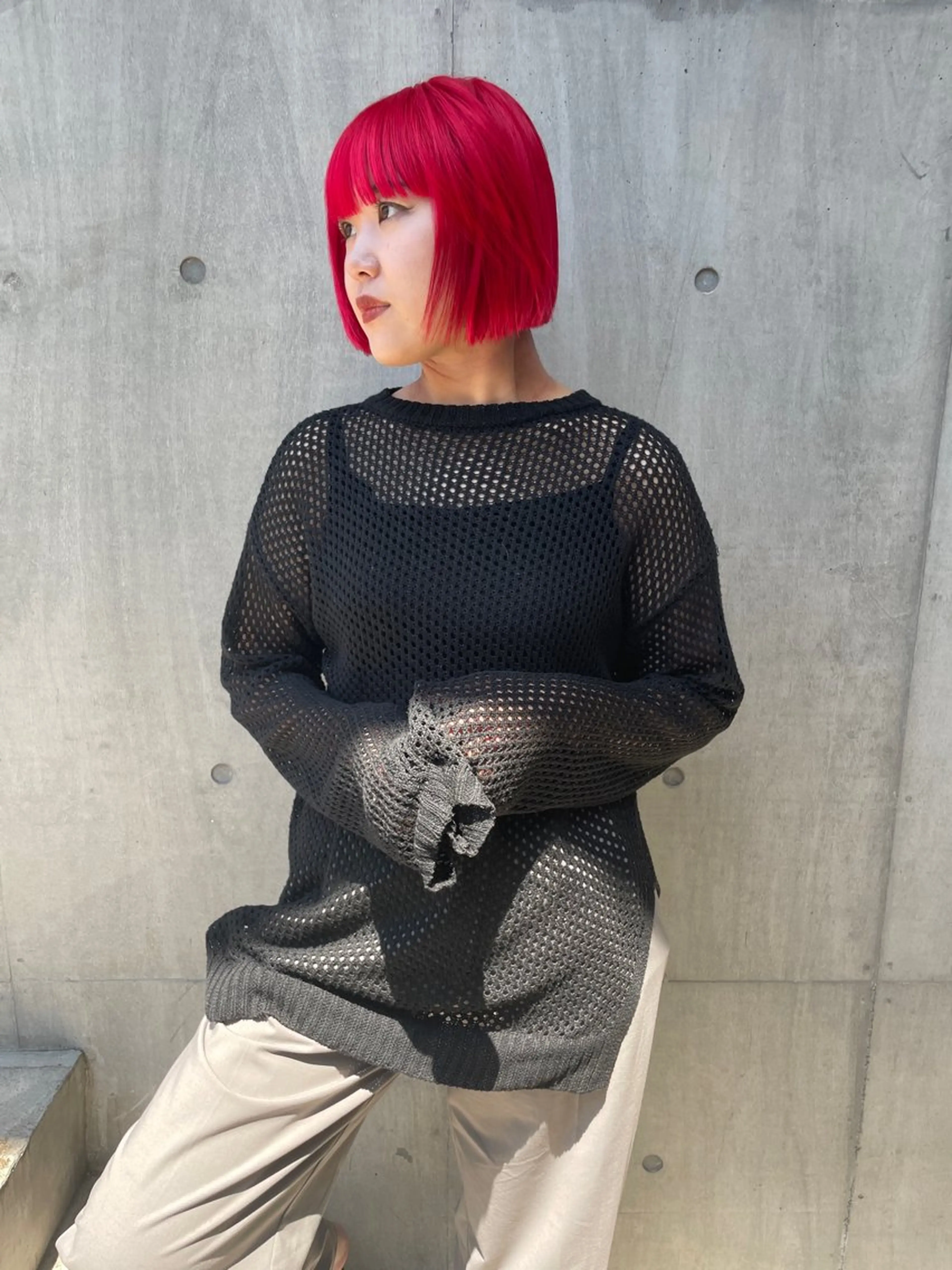 カラー かがやしづ ⭐️ハイトーンのヘアスタイル