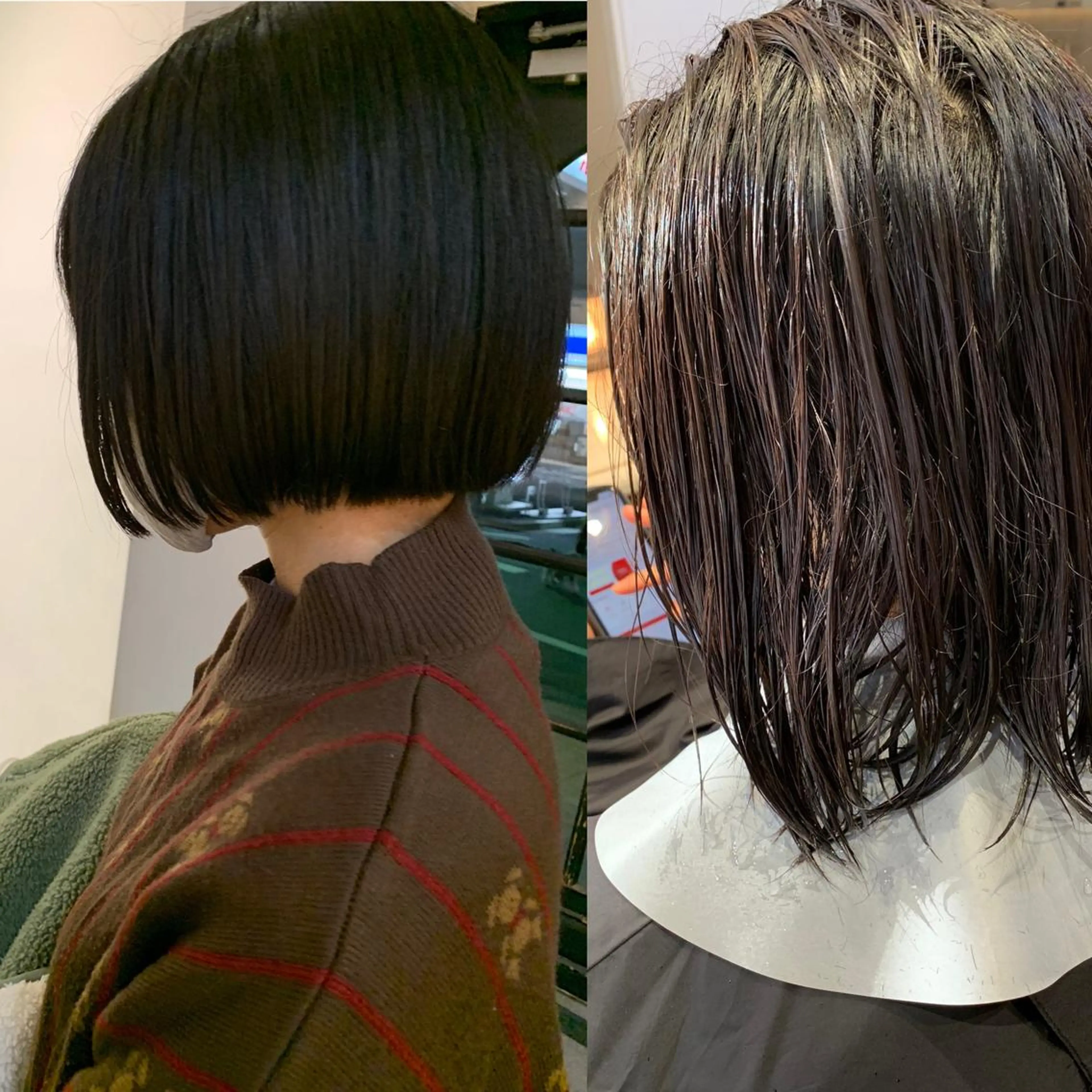 ミディアム カラー パーマ ヘアアレンジ メンズ キッズ ボブ ヘアカラー トリートメント hiro【沿線で叶う 似合わせhair】のヘアスタイル