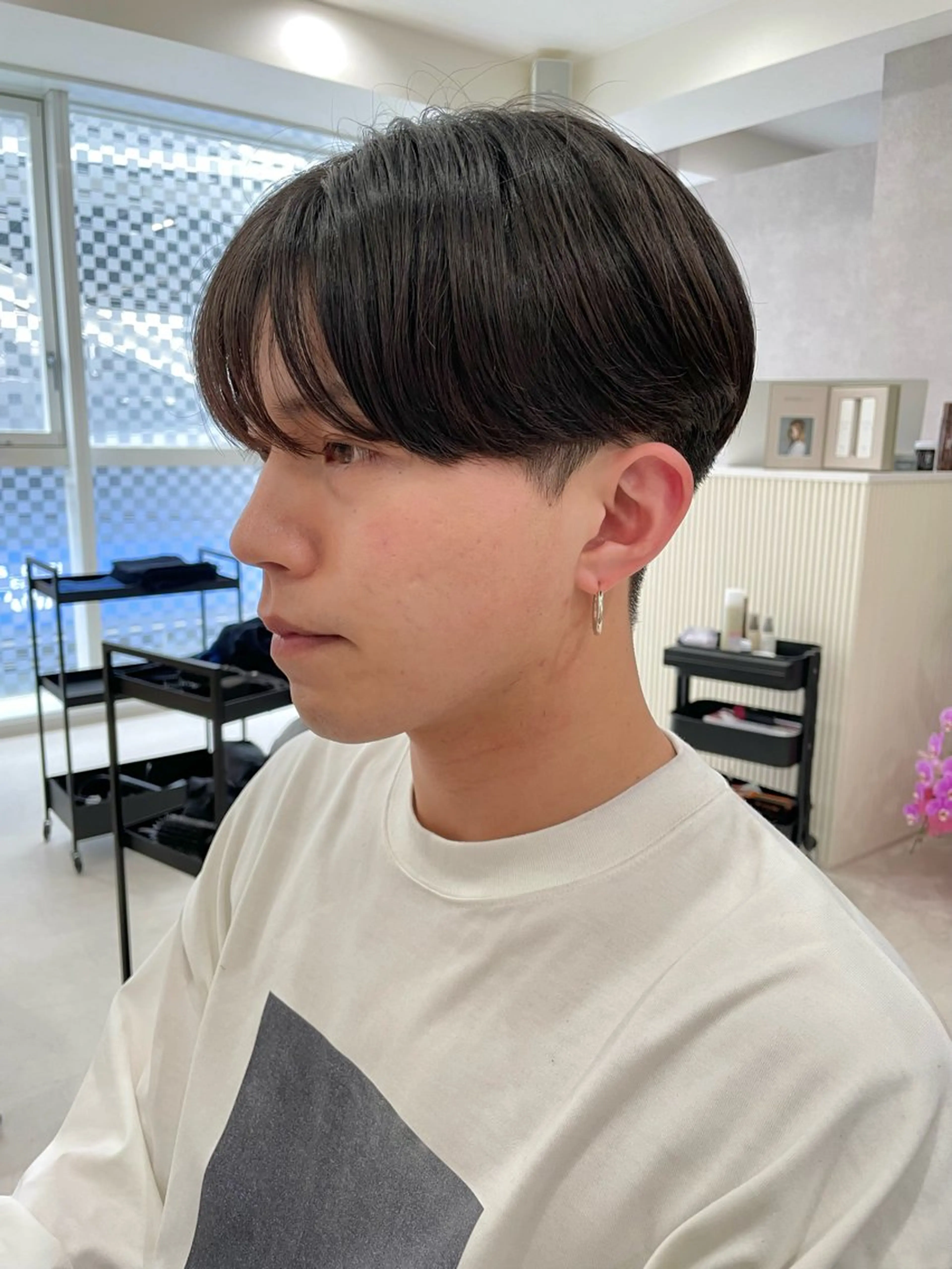 ショート カラー パーマ メンズ 【東北メンズヘア1 位受賞🥇】本間祐太のヘアスタイル