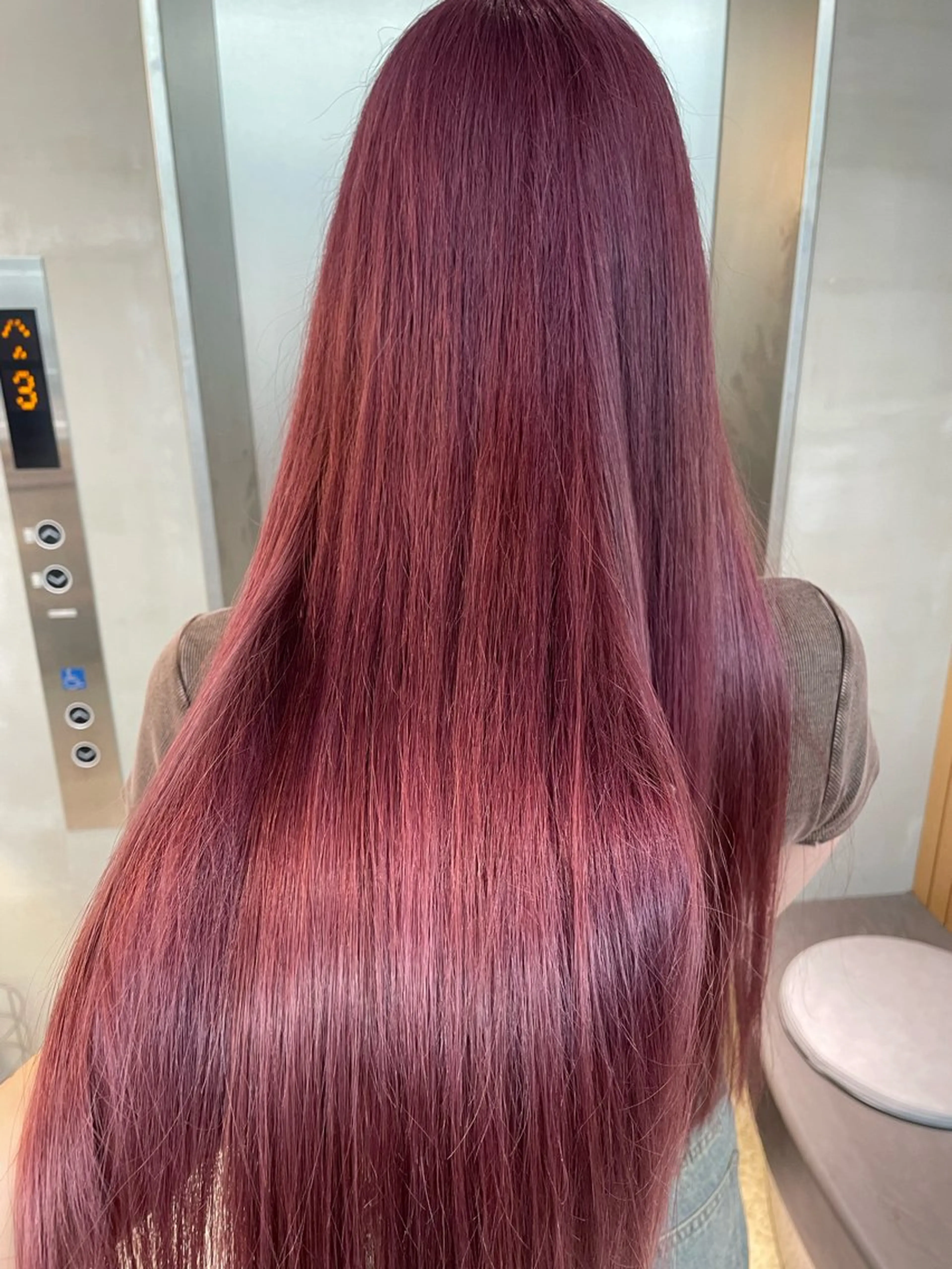 ロング カラー ヘアカラー 韓国ヘア/レイヤー Londエレンのヘアスタイル