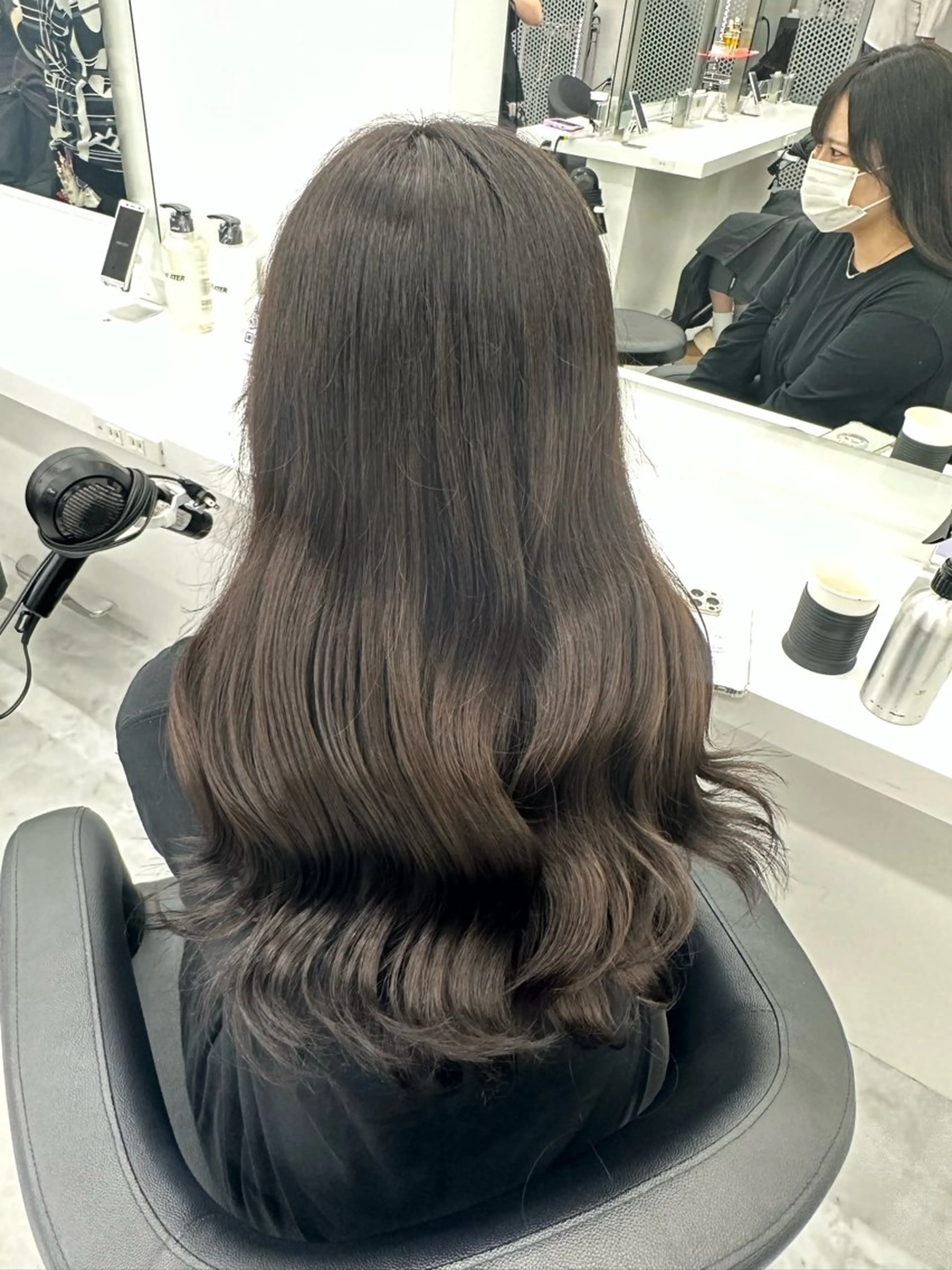 ミディアム カラー パーマ ヘアアレンジ メンズ キッズ ♥️韓国ヘア レイヤー♥️ゆりのヘアスタイル