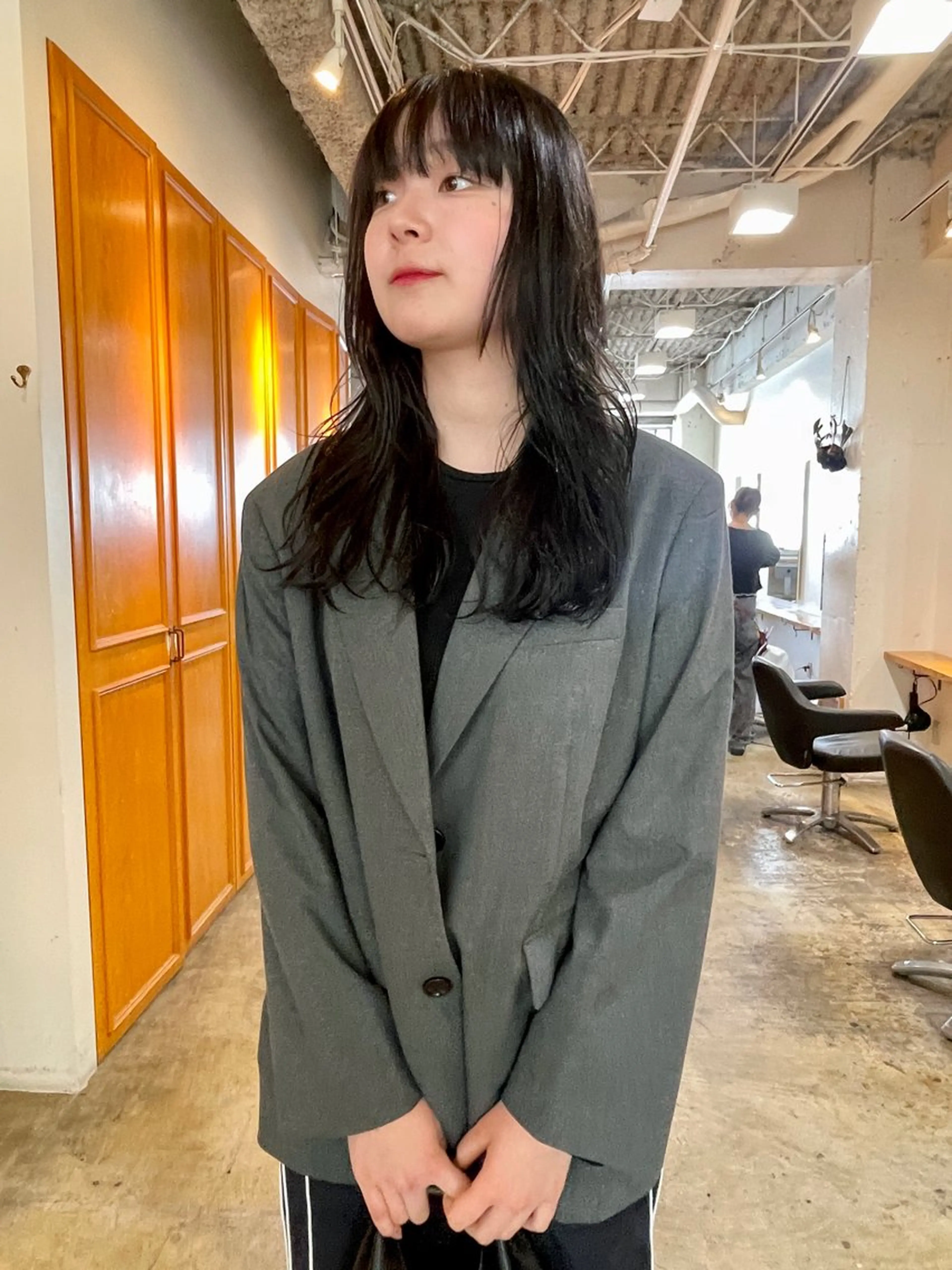 セミロング カラー レイヤーカット カット ヘアカラー トリートメント レイヤー／似合わせ TAKUYAのヘアスタイル