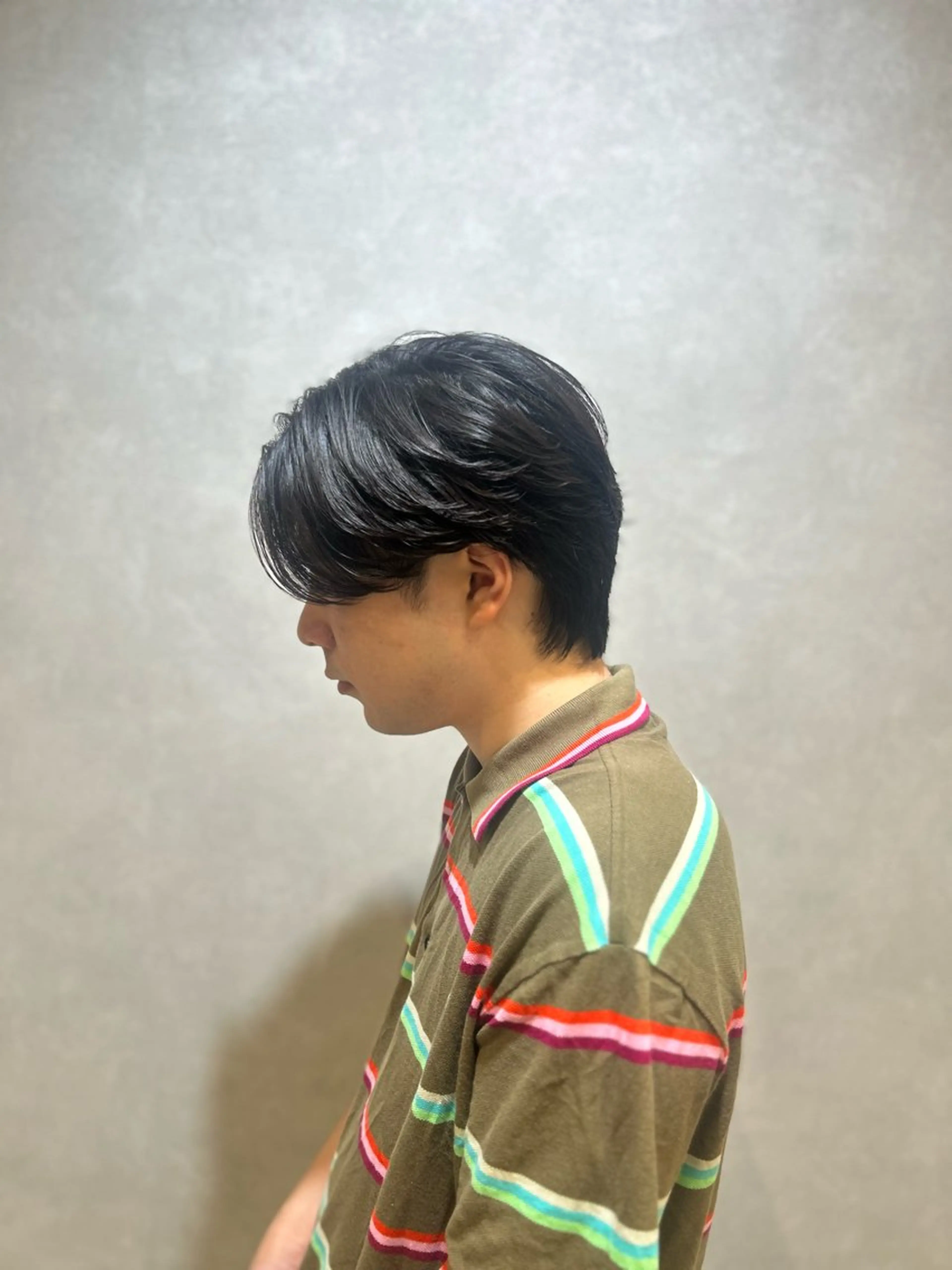 パーマ メンズ 縮毛矯正 毛流れ/メンズパーマ kanata/溝の口のヘアスタイル