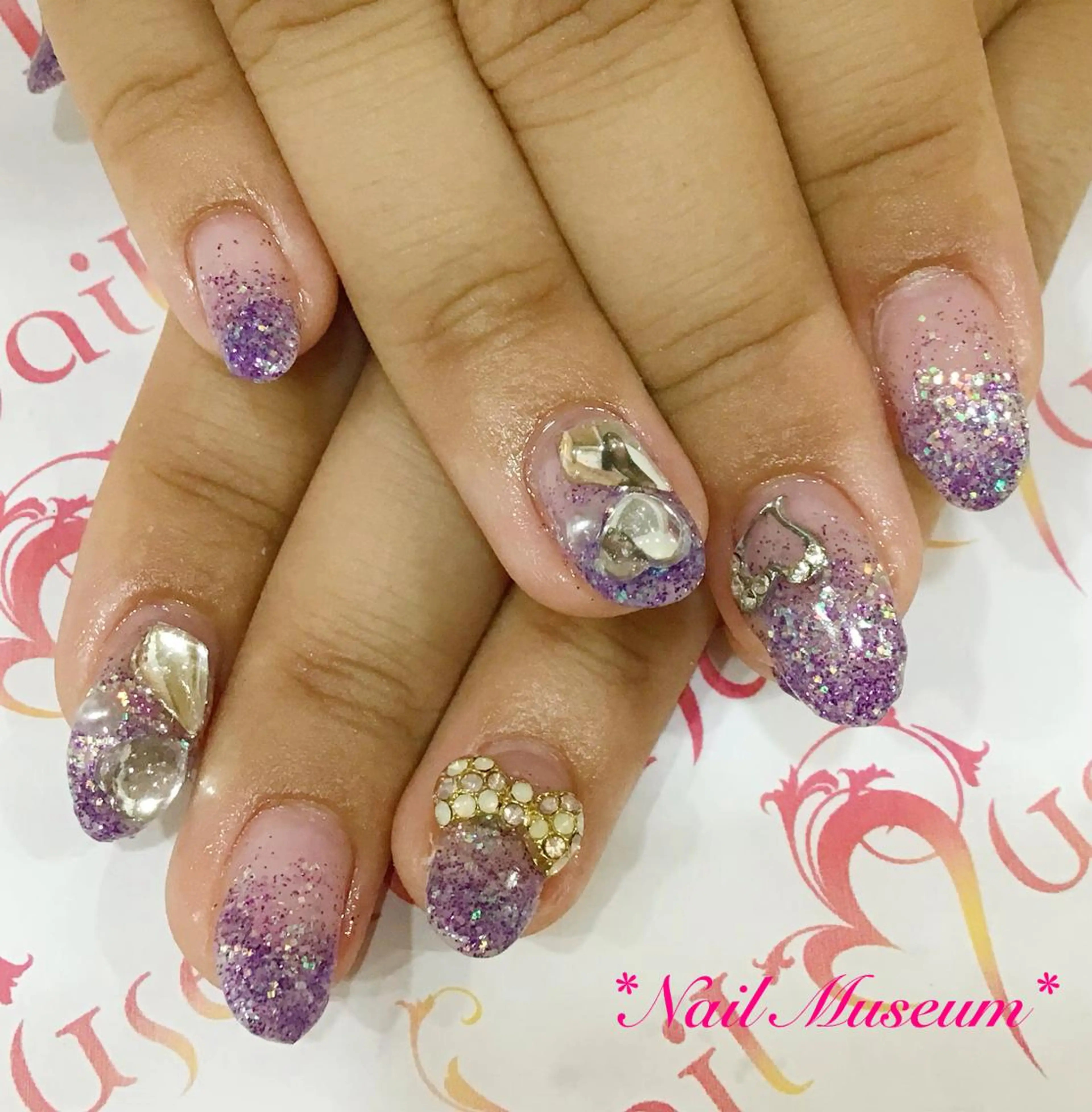 💛ミニモ学割💛【ハンド】ワンカラーorグラデーション+パーツ付け放題¥4575 オフ無の写真