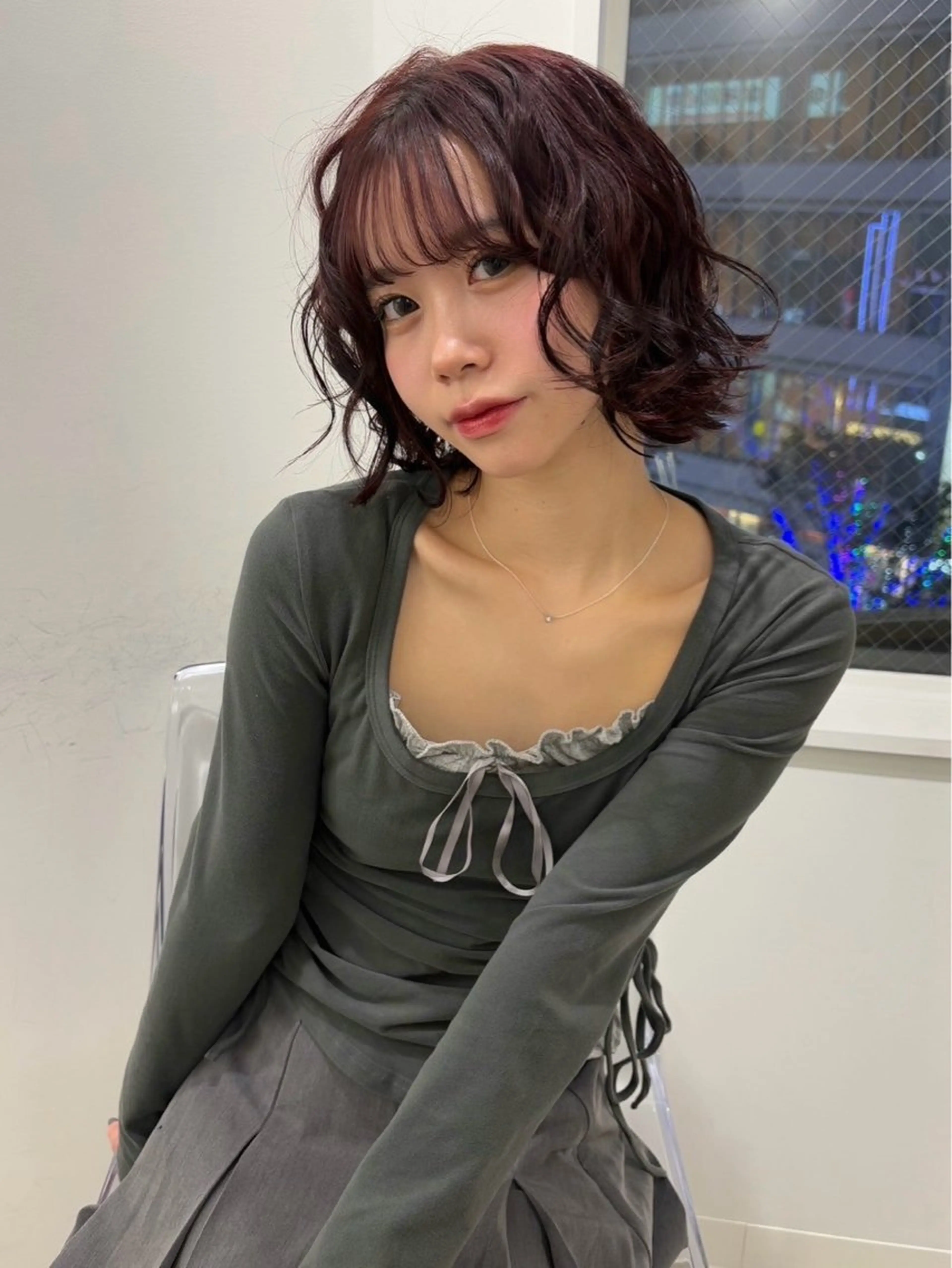 ミディアム euphoria新宿通り所属・新宿❤︎ヘアセット ♡YUMEのヘアスタイル