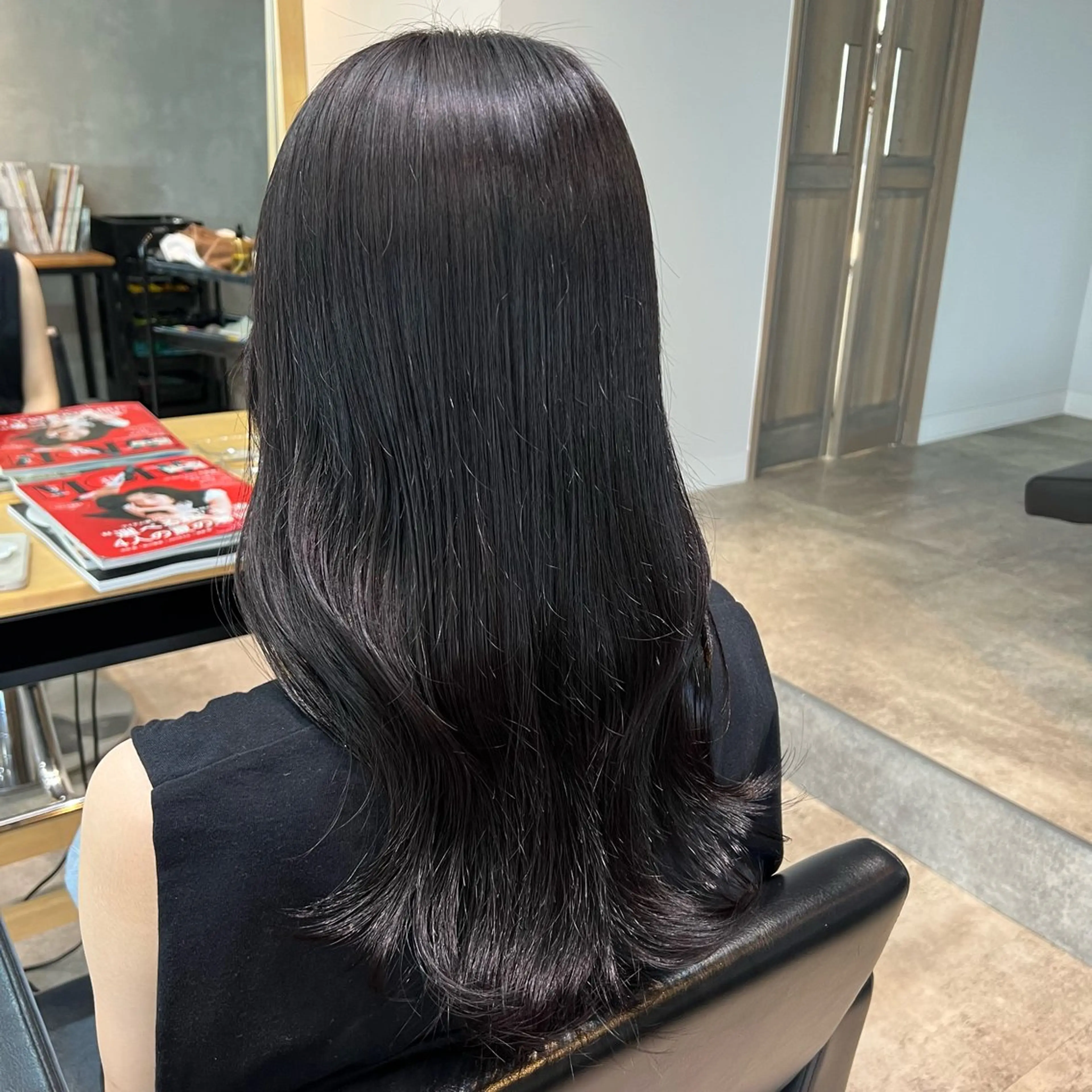 ミディアム カラー 高畑 恵莉 👒 暖色 / 艶髪 🧺のヘアスタイル