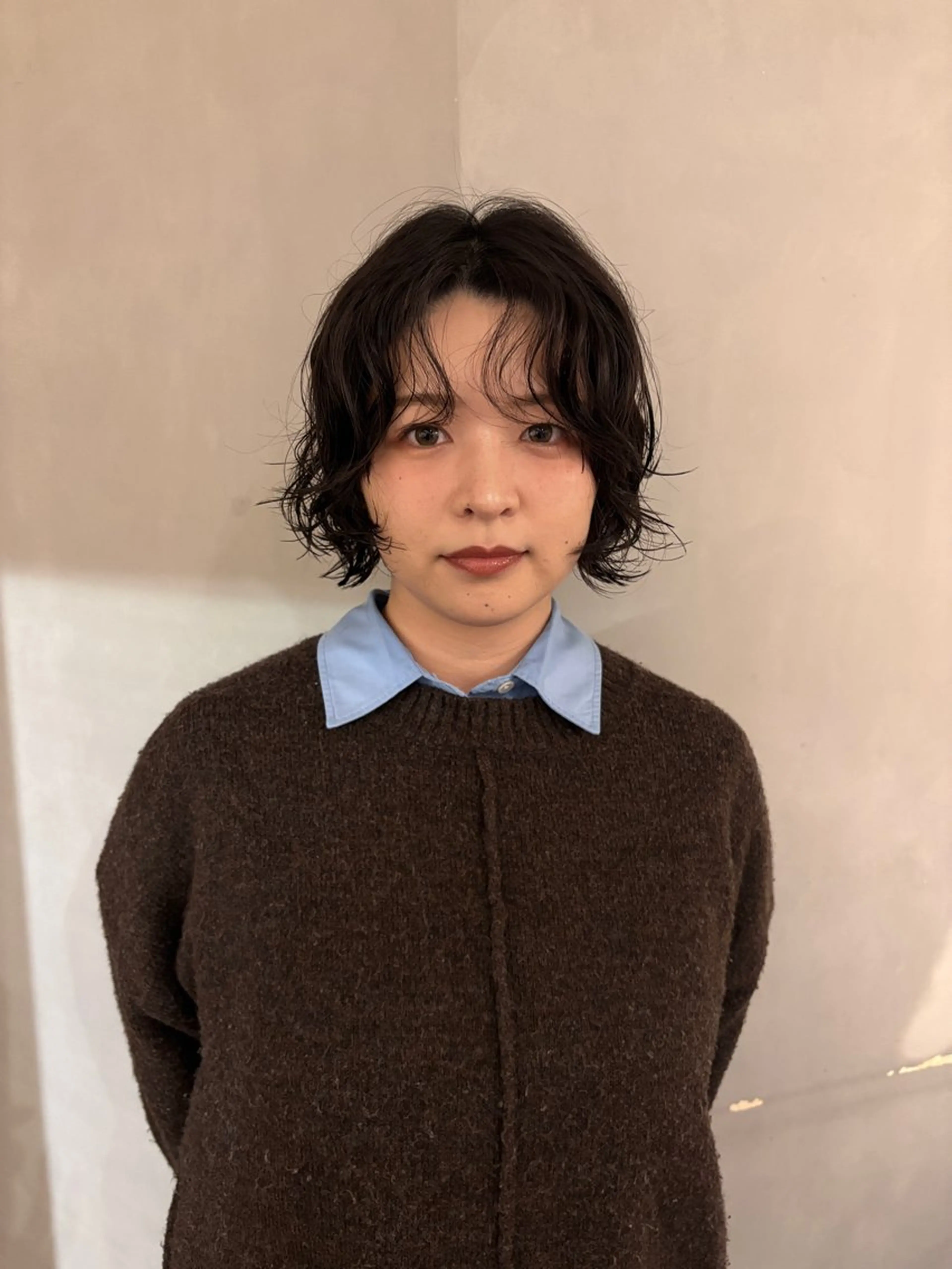 ショート カット ヘアカラー パーマ パーマ/ボブ,ロング ヤマシタミウ🌀のヘアスタイル