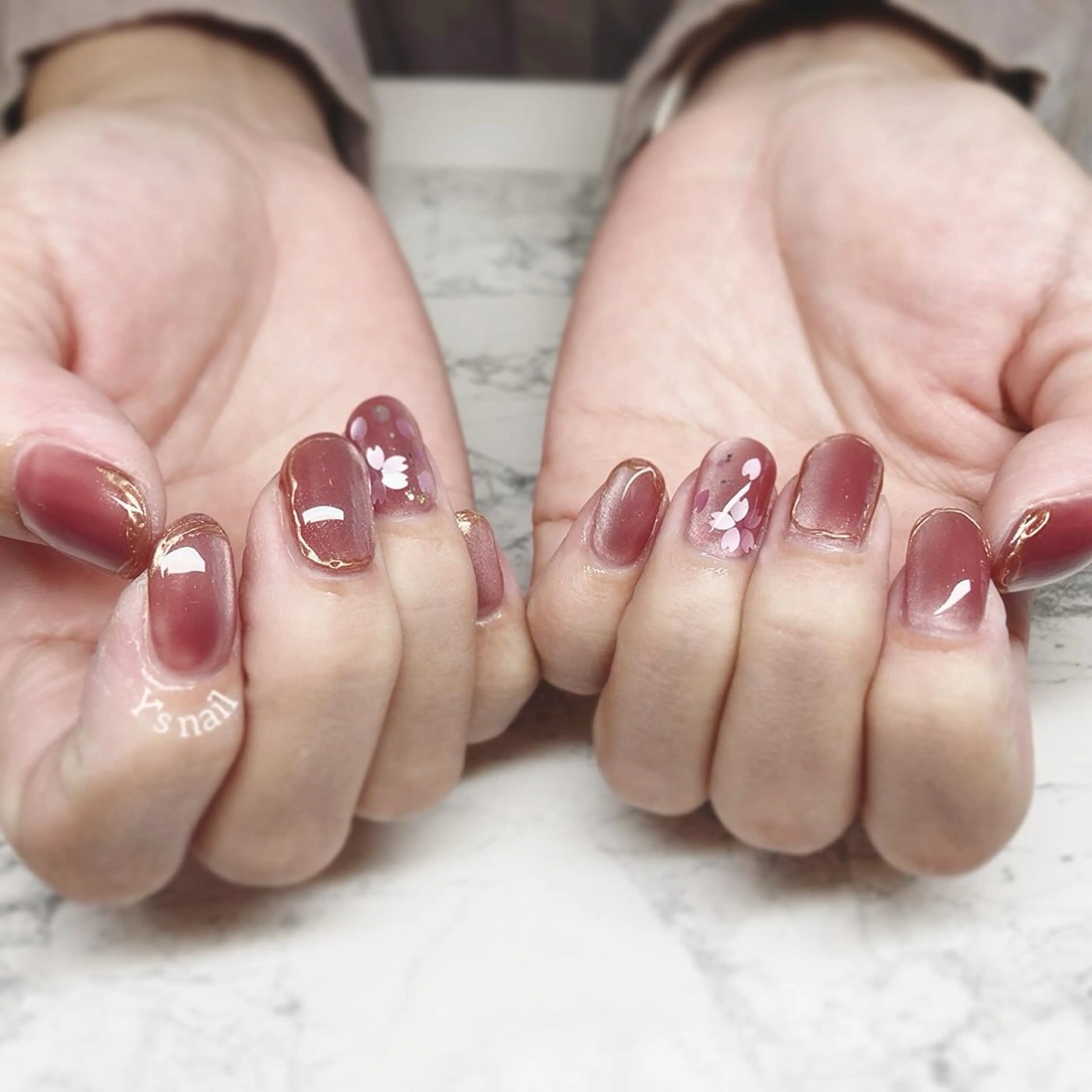 ネイル 手書きが得意🖌️ Y’s  nailのネイルデザイン