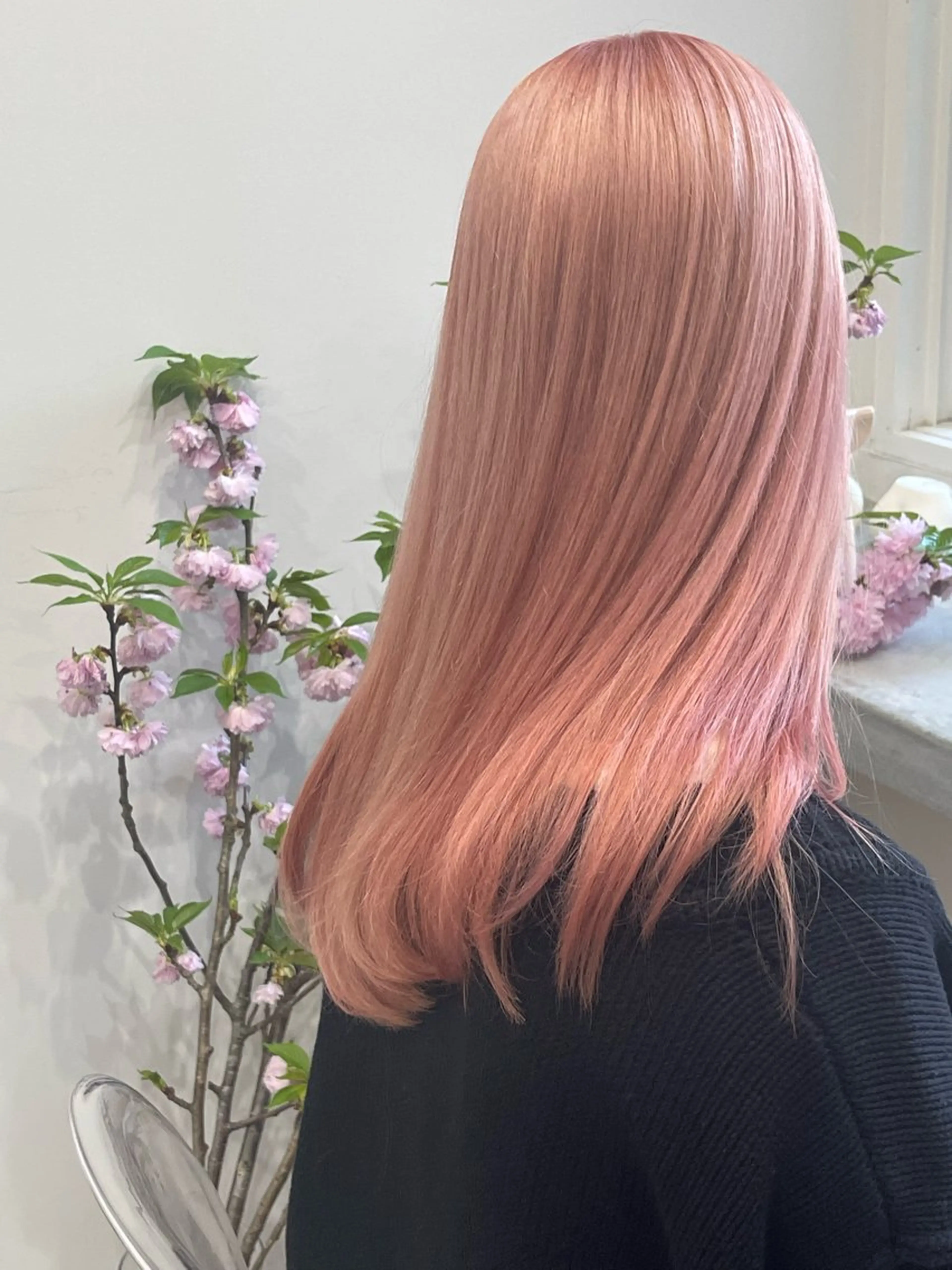 ロング カラー 広島:ミルキーカラー tsumaのヘアスタイル