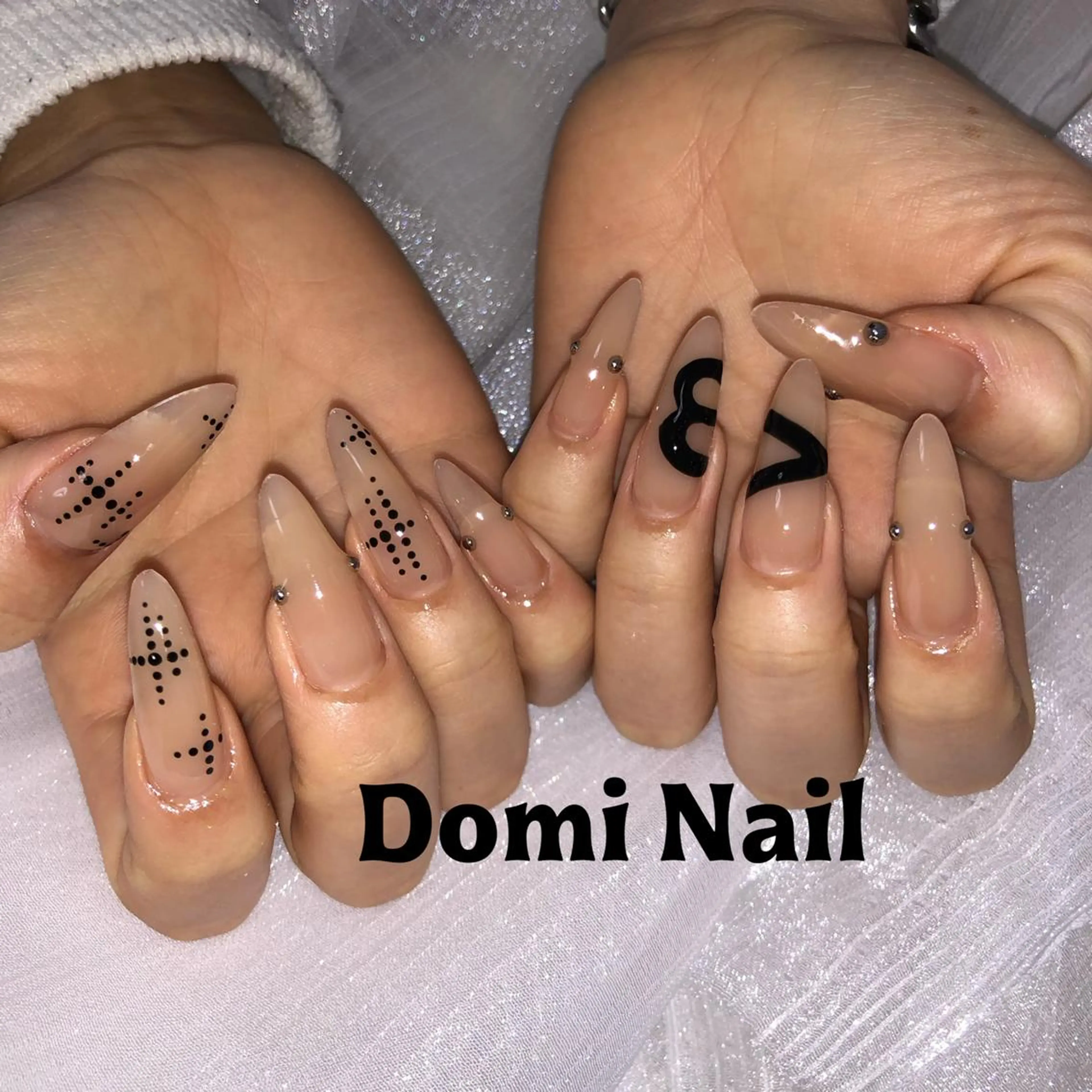 ネイル 持ち込み ネイルチップ ハンドネイル 渋谷 Domi Nailのネイルデザイン