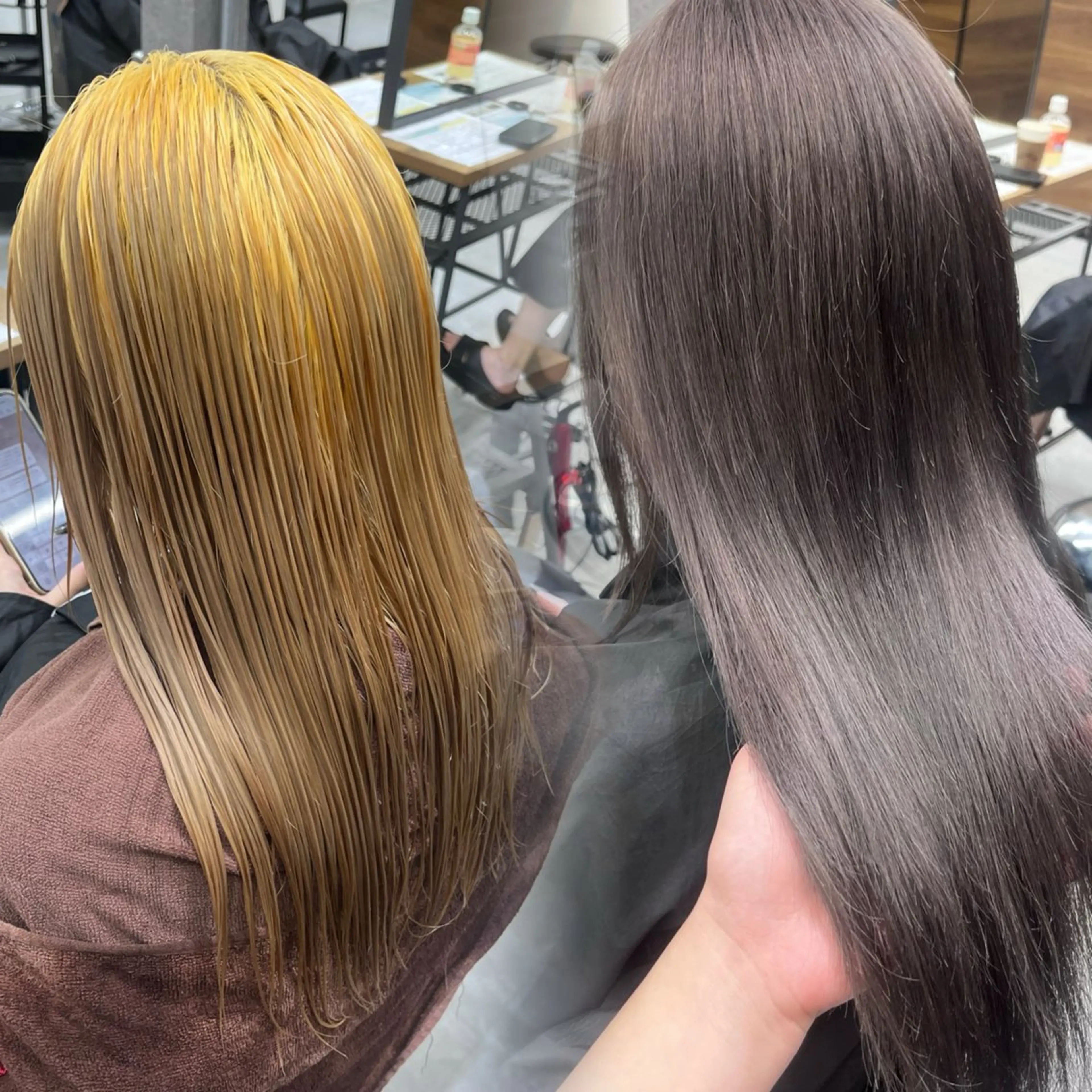 ロング カラー ヘアカラー トリートメント RIO🩶NEXT/ エクステ/ハイトーンのヘアスタイル