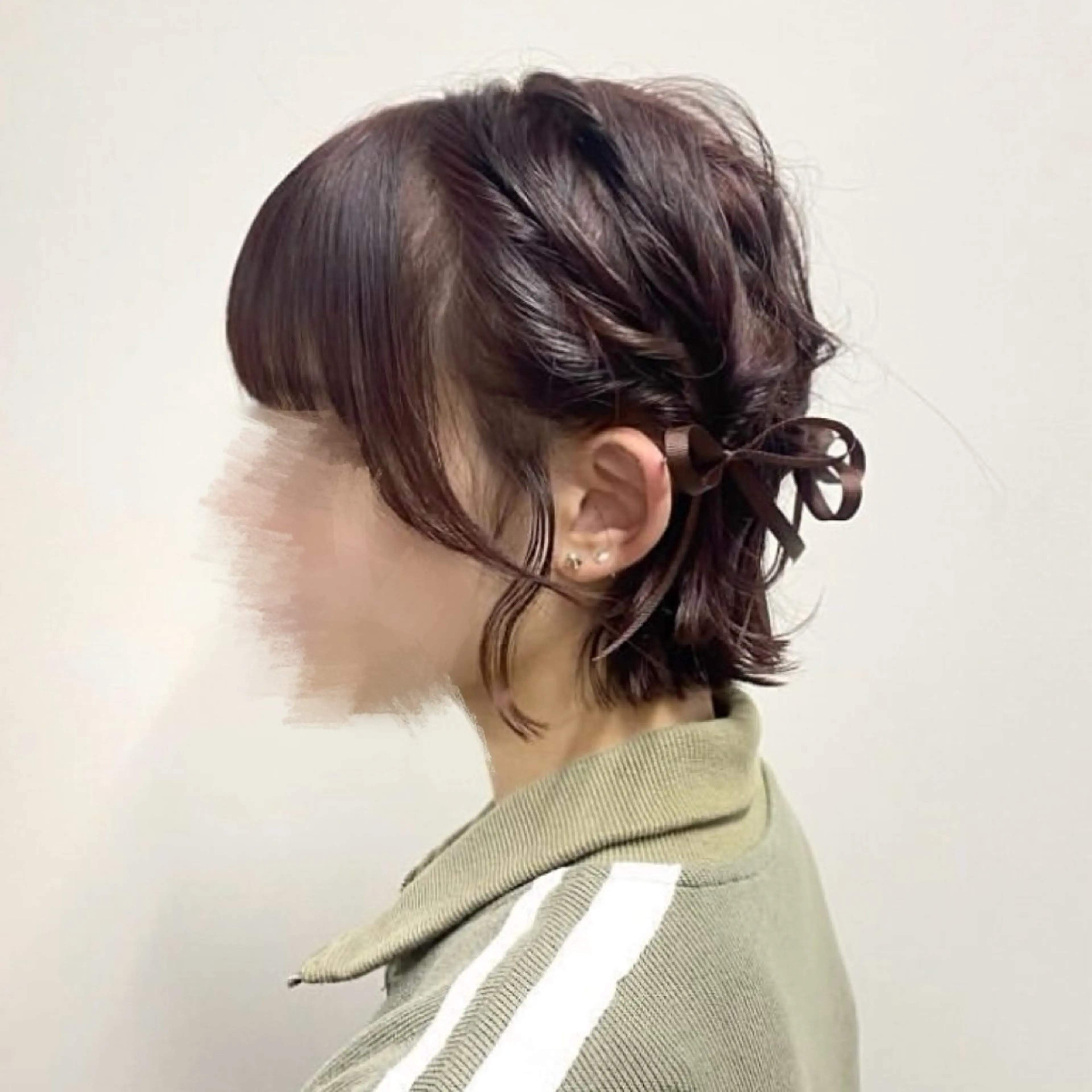ミディアム ヘアアレンジ ボブ ヘアセット♡艶カラー 🎀かえで🎀/渋谷のヘアスタイル