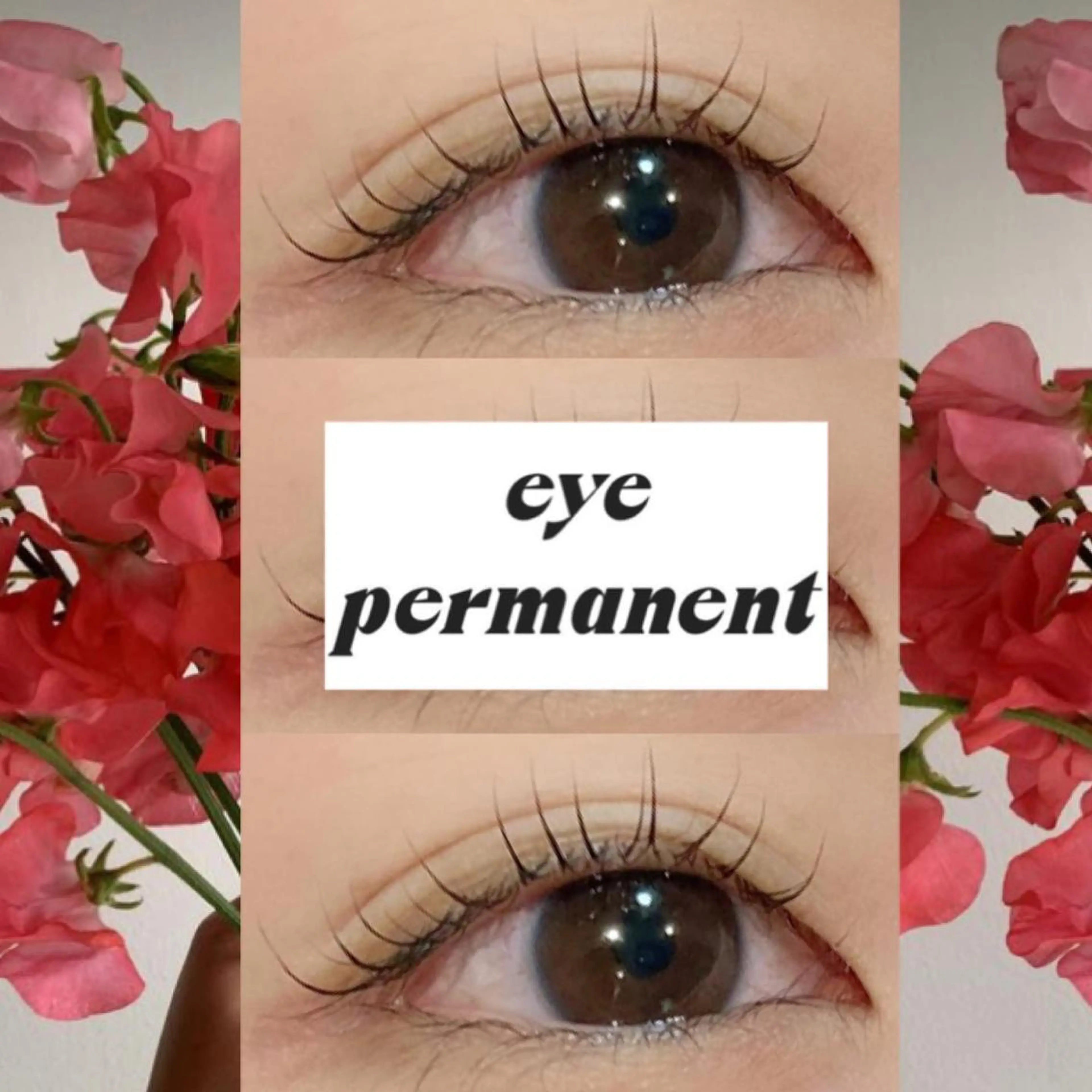 マツエク・マツパ 束感まつ毛 フラットラッシュ 韓国風マツエク まつげパーマ 一重×まつ毛パーマ orihara𐙚 まつげパーマ/眉毛のマツエク・マツパデザイン