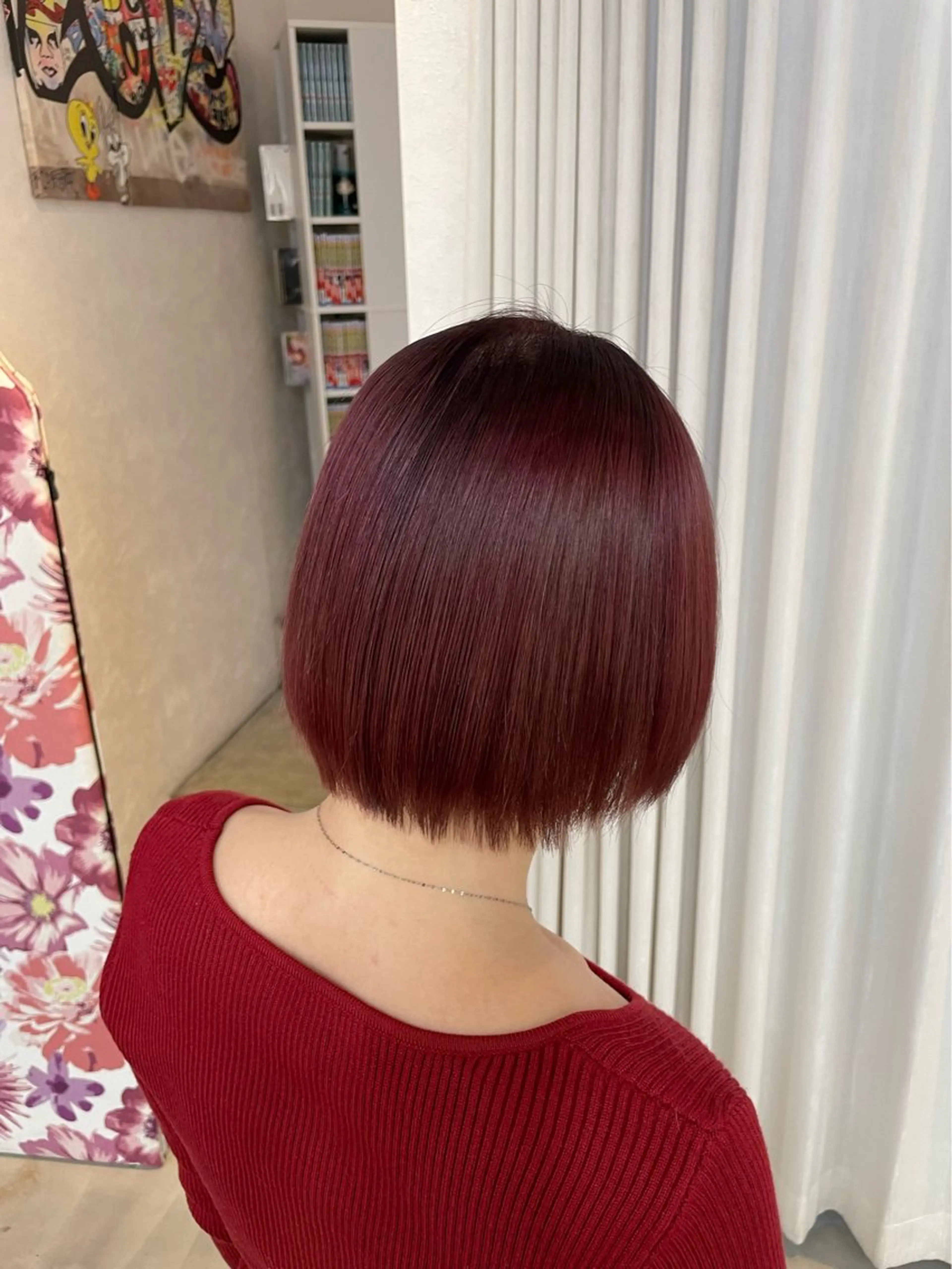 ショート ヘアカラー 安井まゆ _Box mico.のヘアスタイル