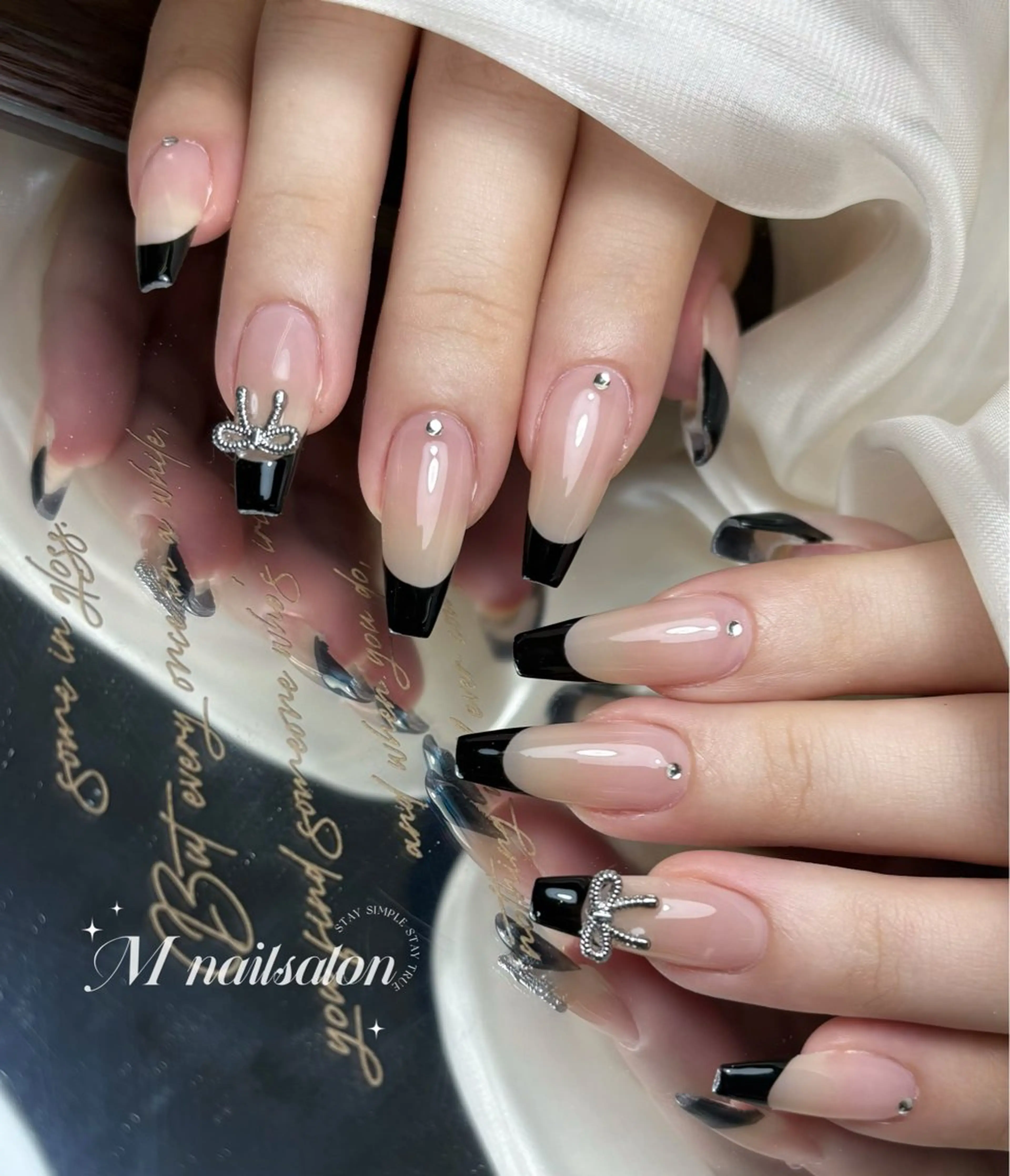 ネイル ハンドネイル M🌷nail 長さだし専門店のネイルデザイン