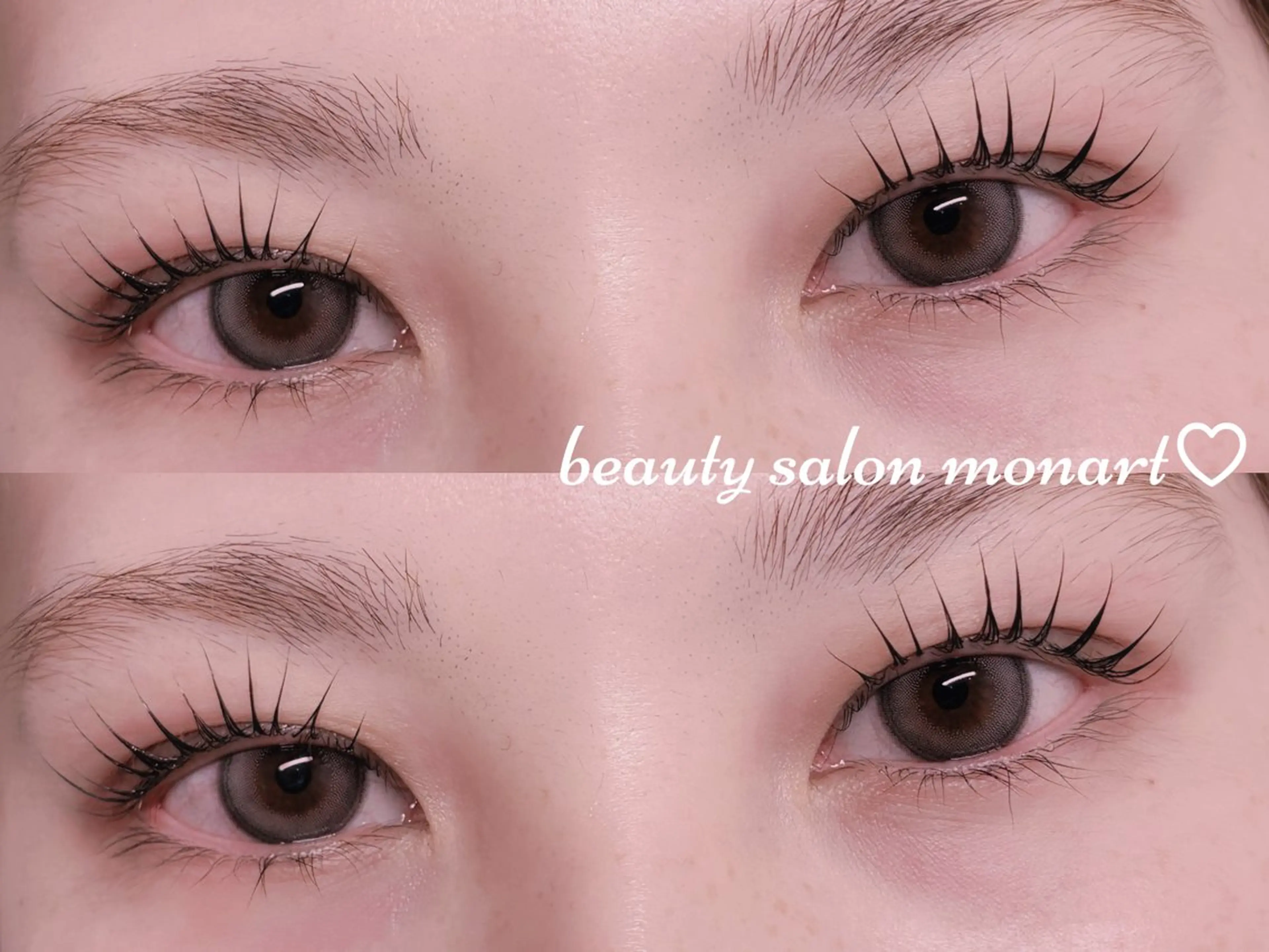 マツエク・マツパ マツパ monart kurehaのマツエク・マツパデザイン