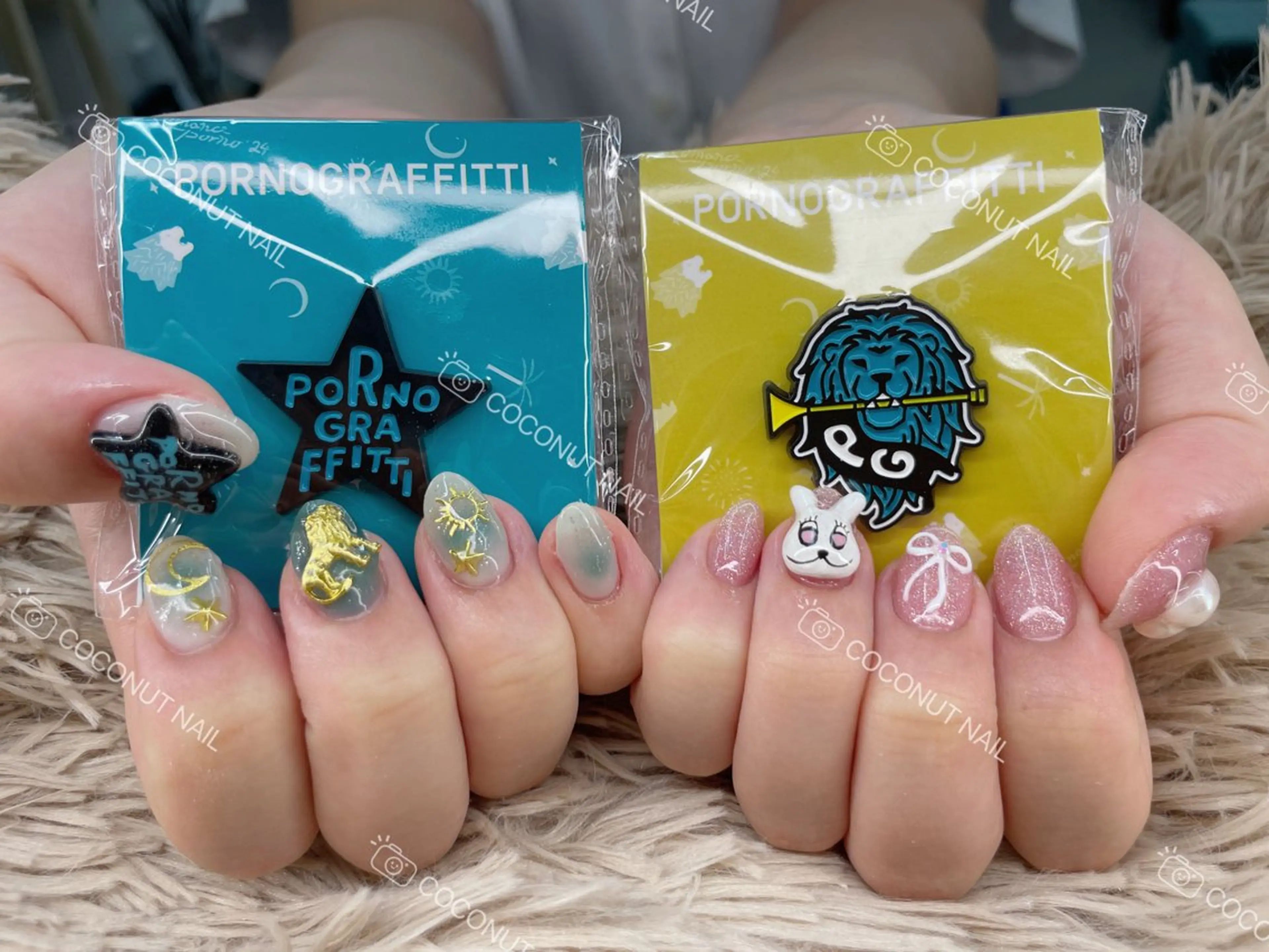 ネイル ハンドネイル 神田 ココナッツのネイルデザイン