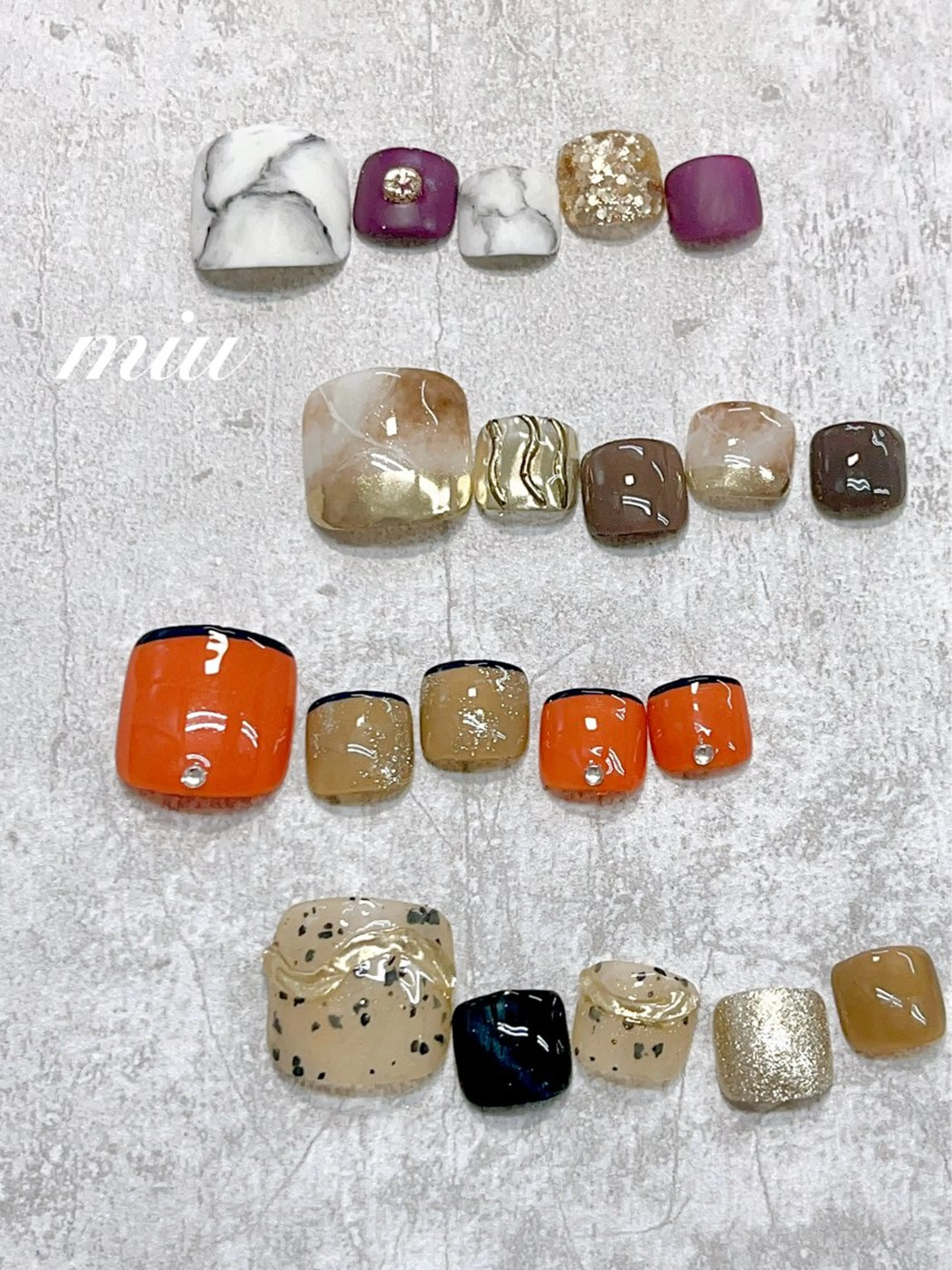 ネイル フットネイル miu nail 🐾mihoのネイルデザイン