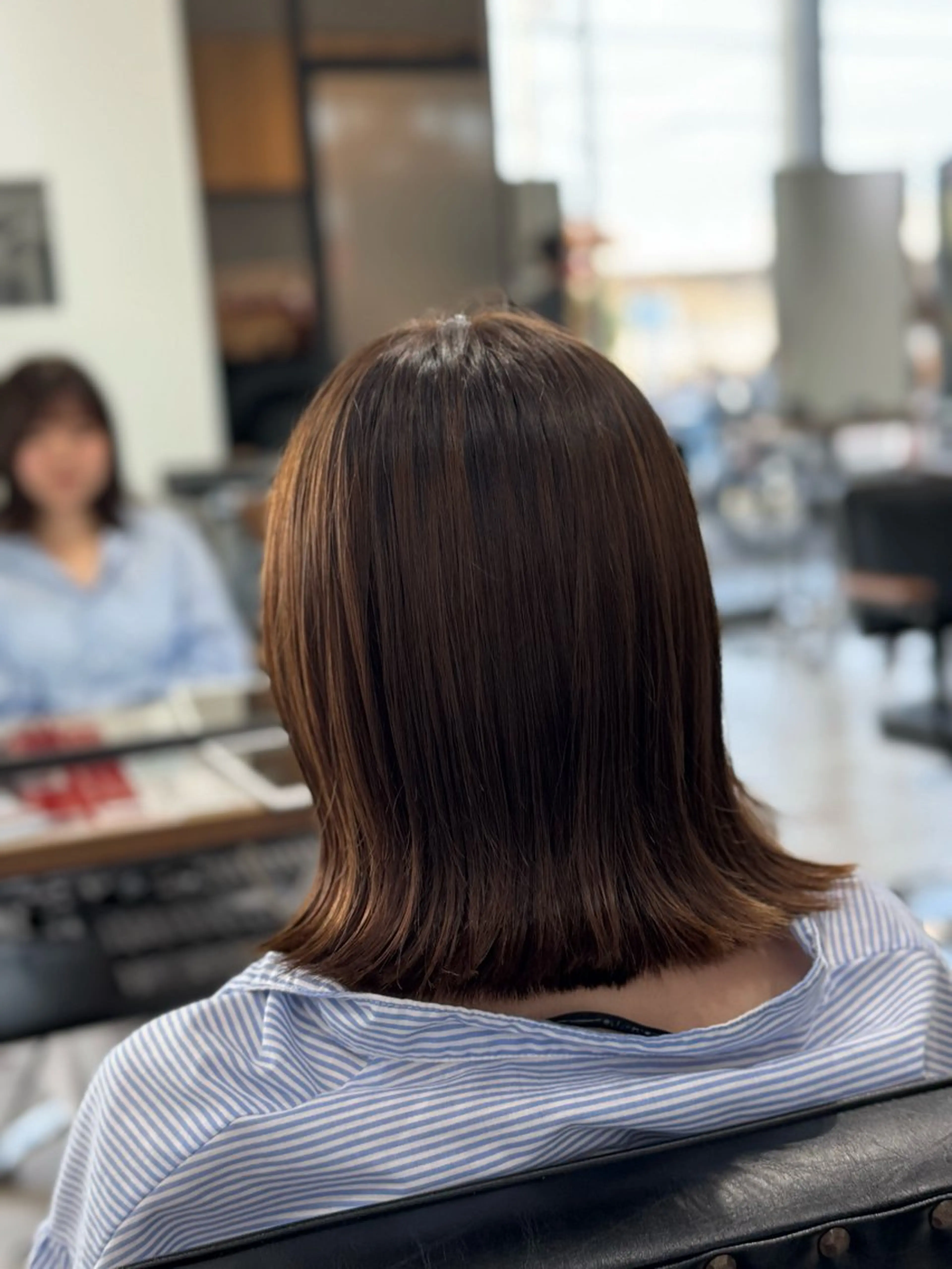 ミディアム 殿北 茉奈のヘアスタイル