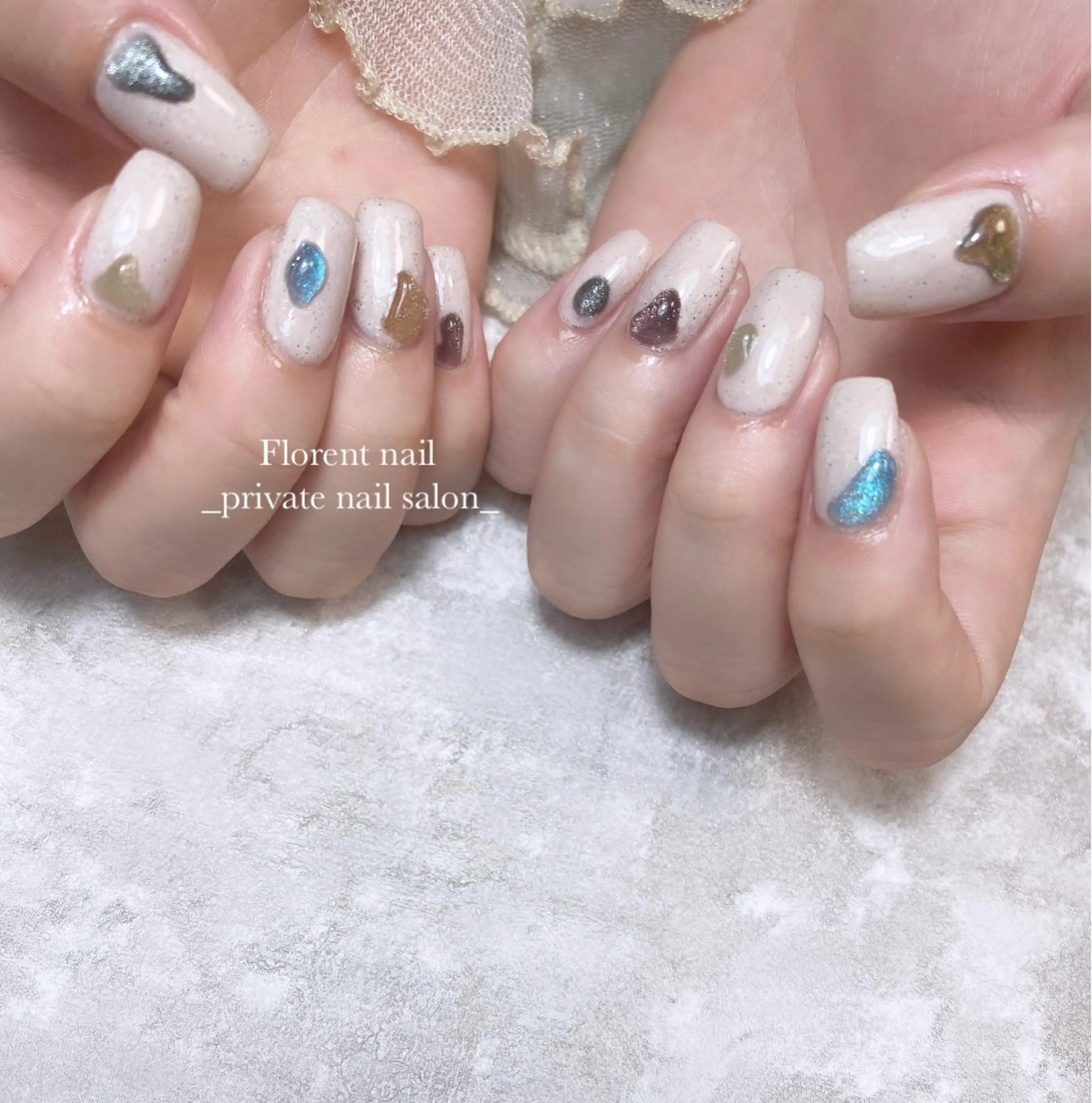 ネイル ハンドネイル florent nailのネイルデザイン
